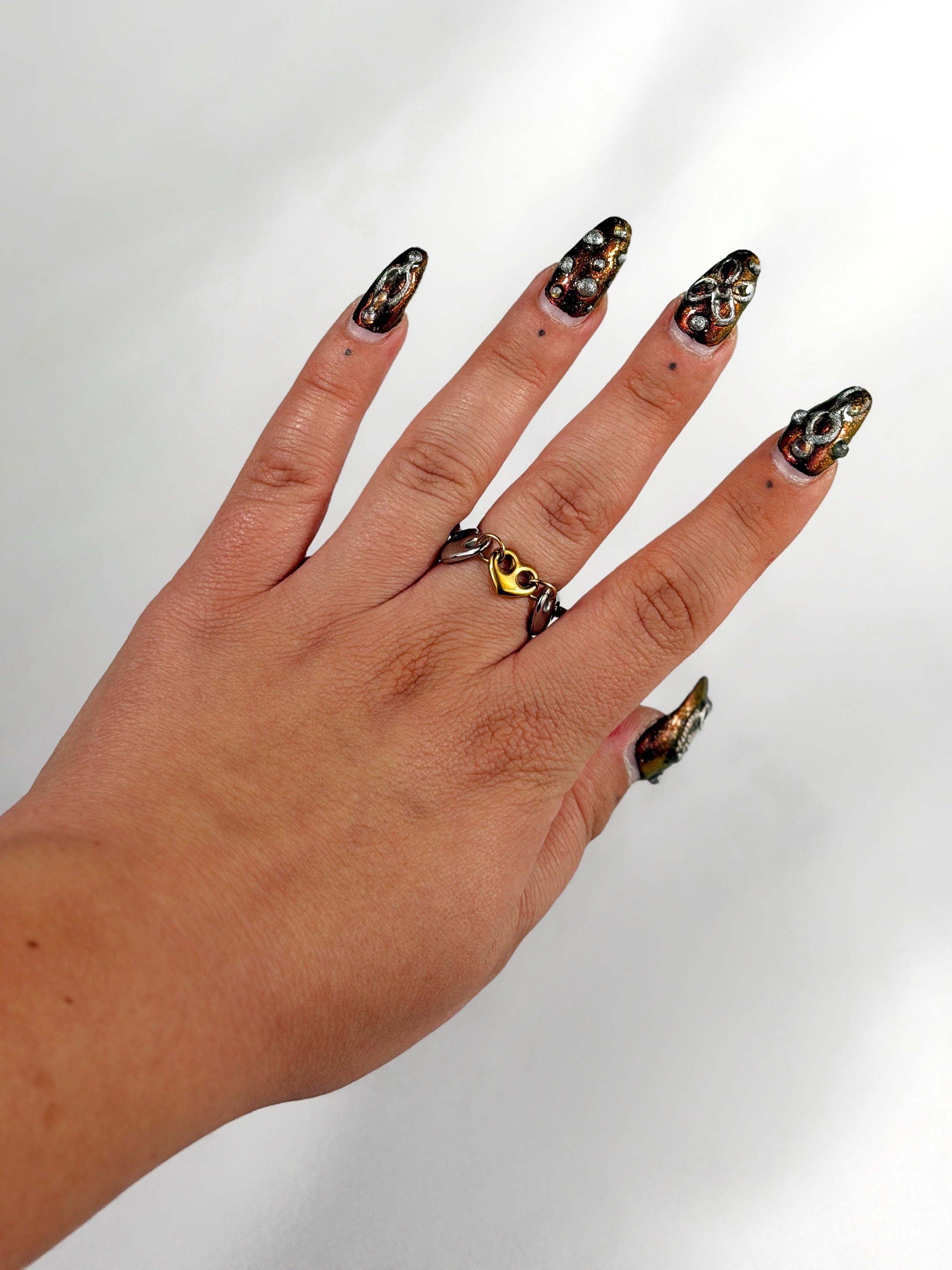 Bague mix doré & argenté