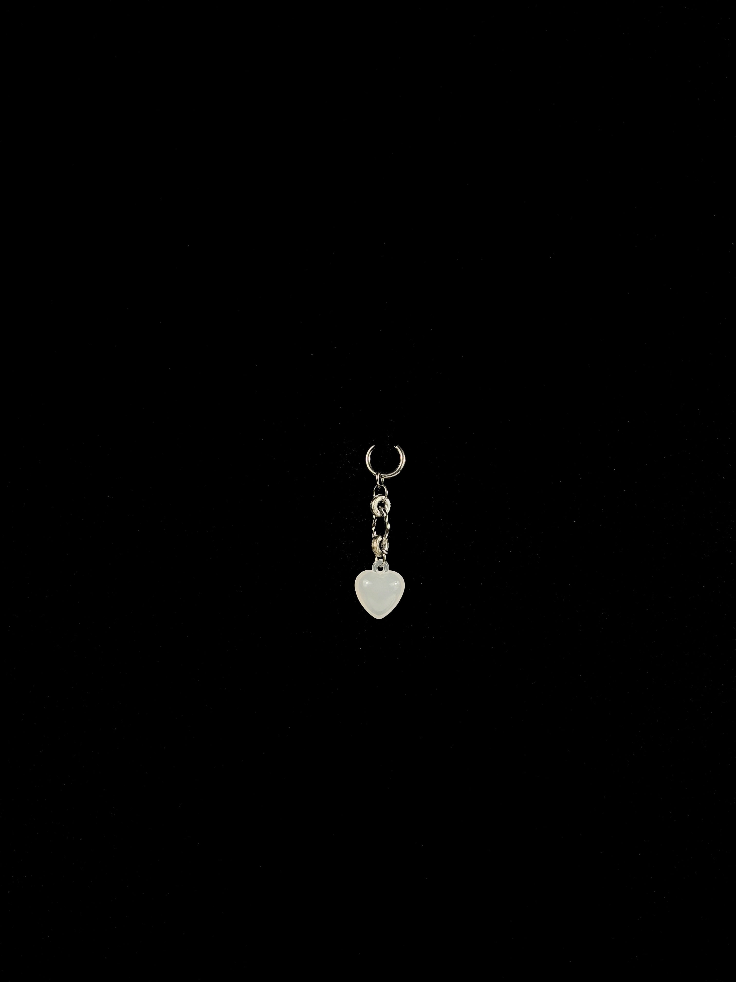 Mini mono boucle argenté