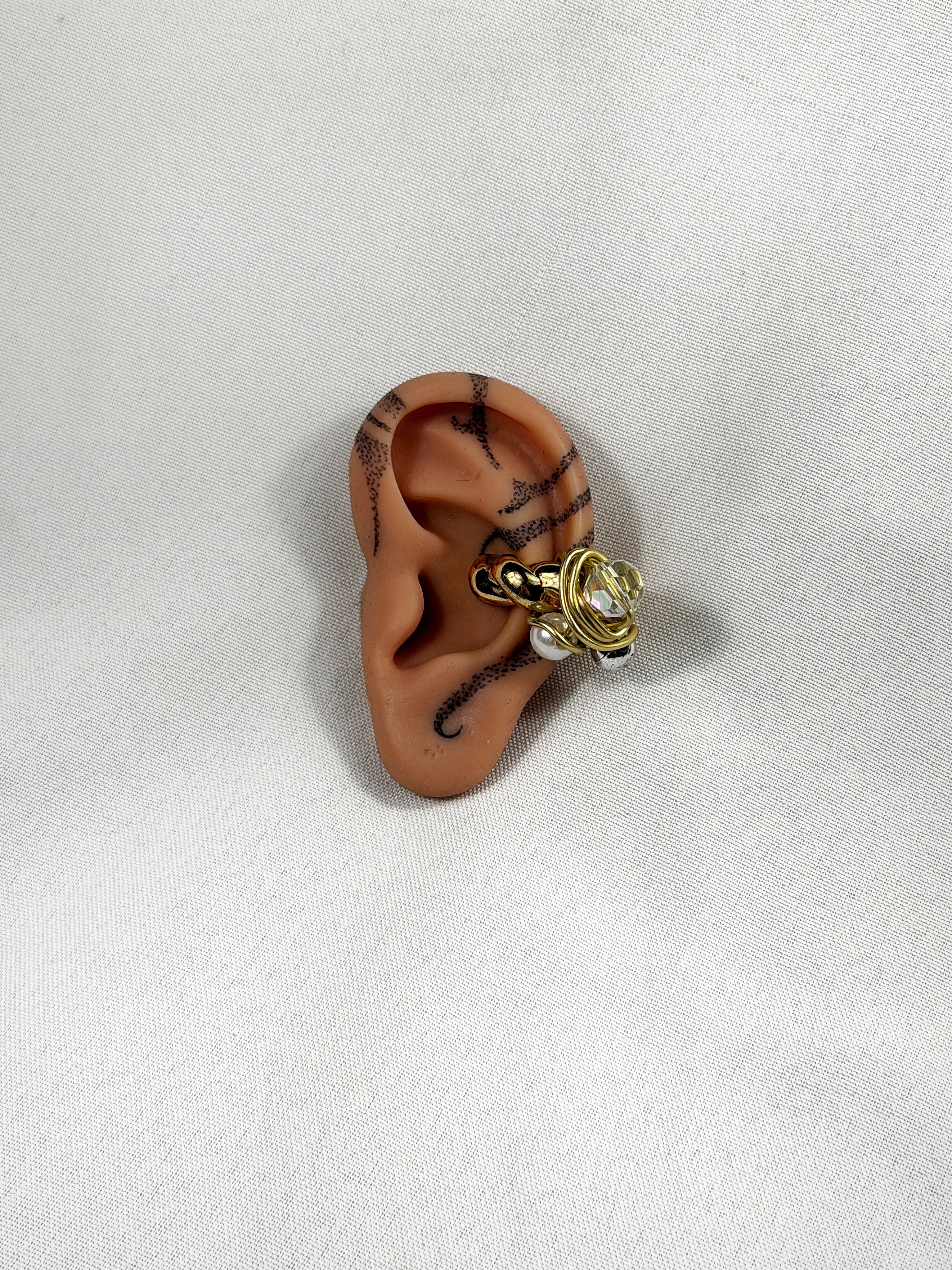 Earcuff argenté