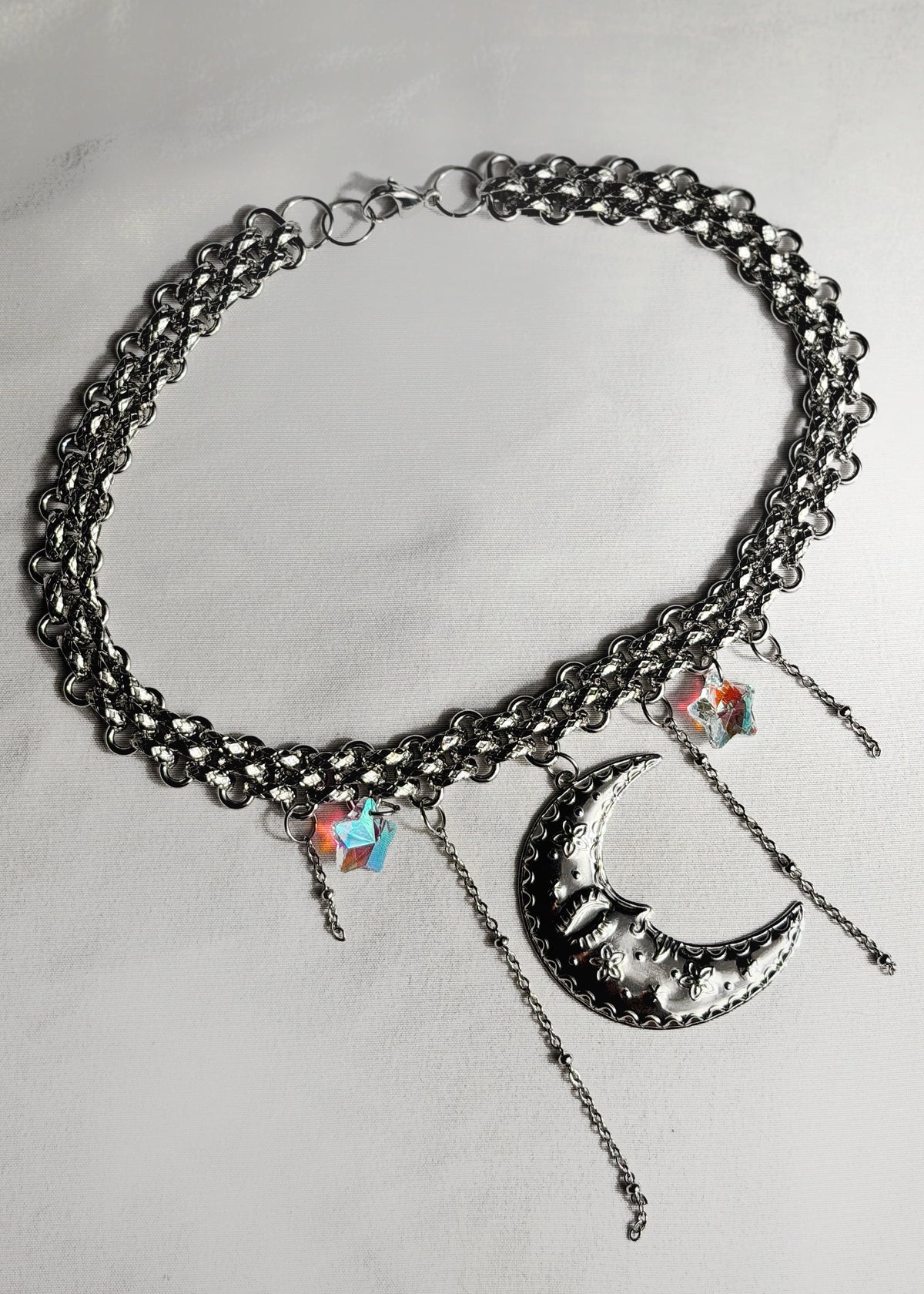 Choker argenté