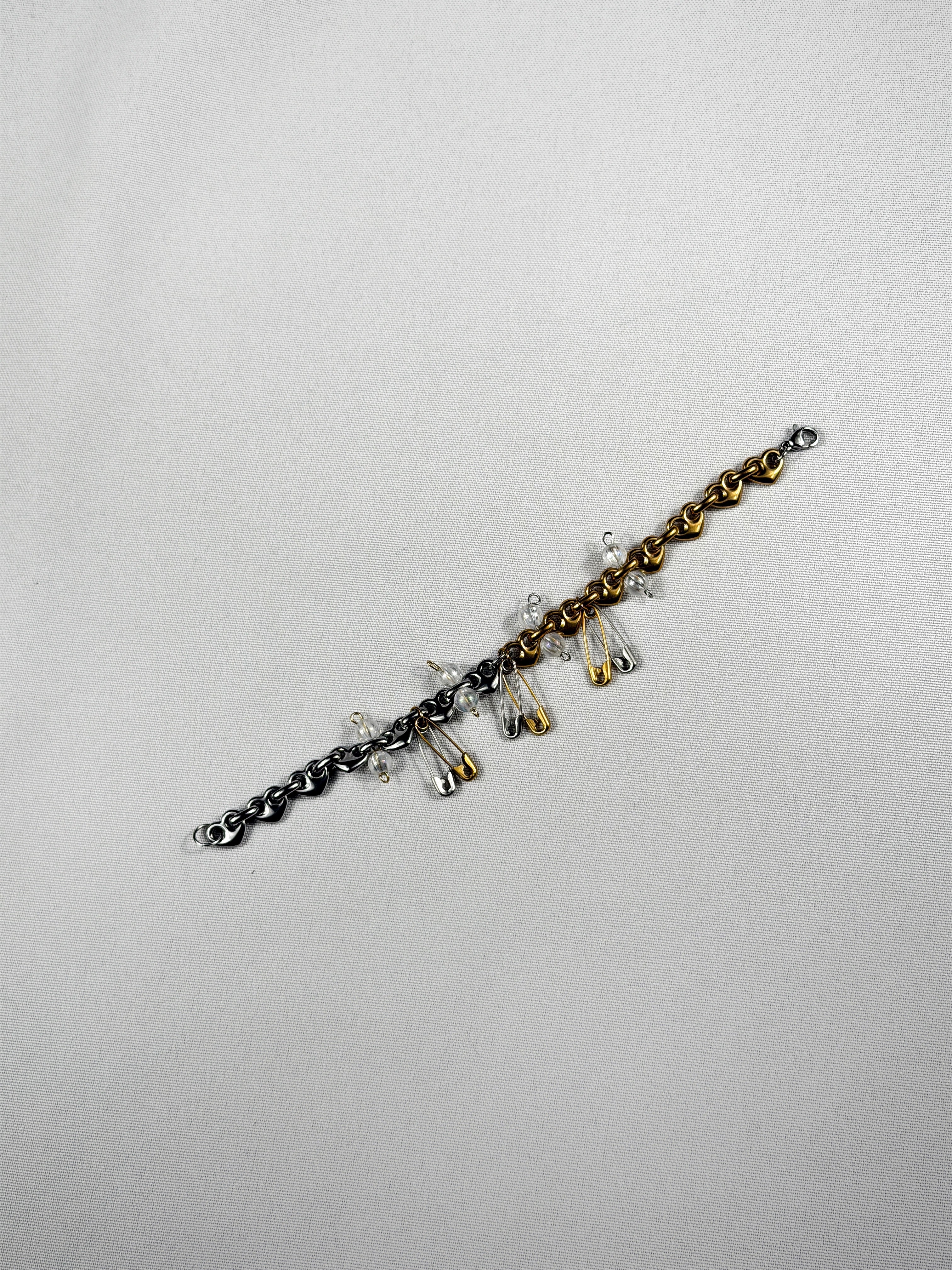 Bracelet mix doré et argenté