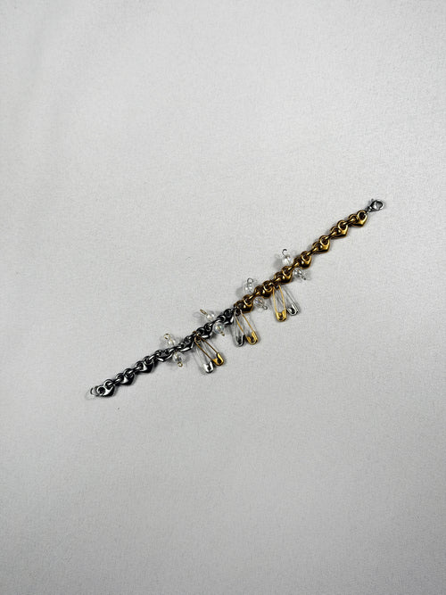 Bracelet mix doré et argenté