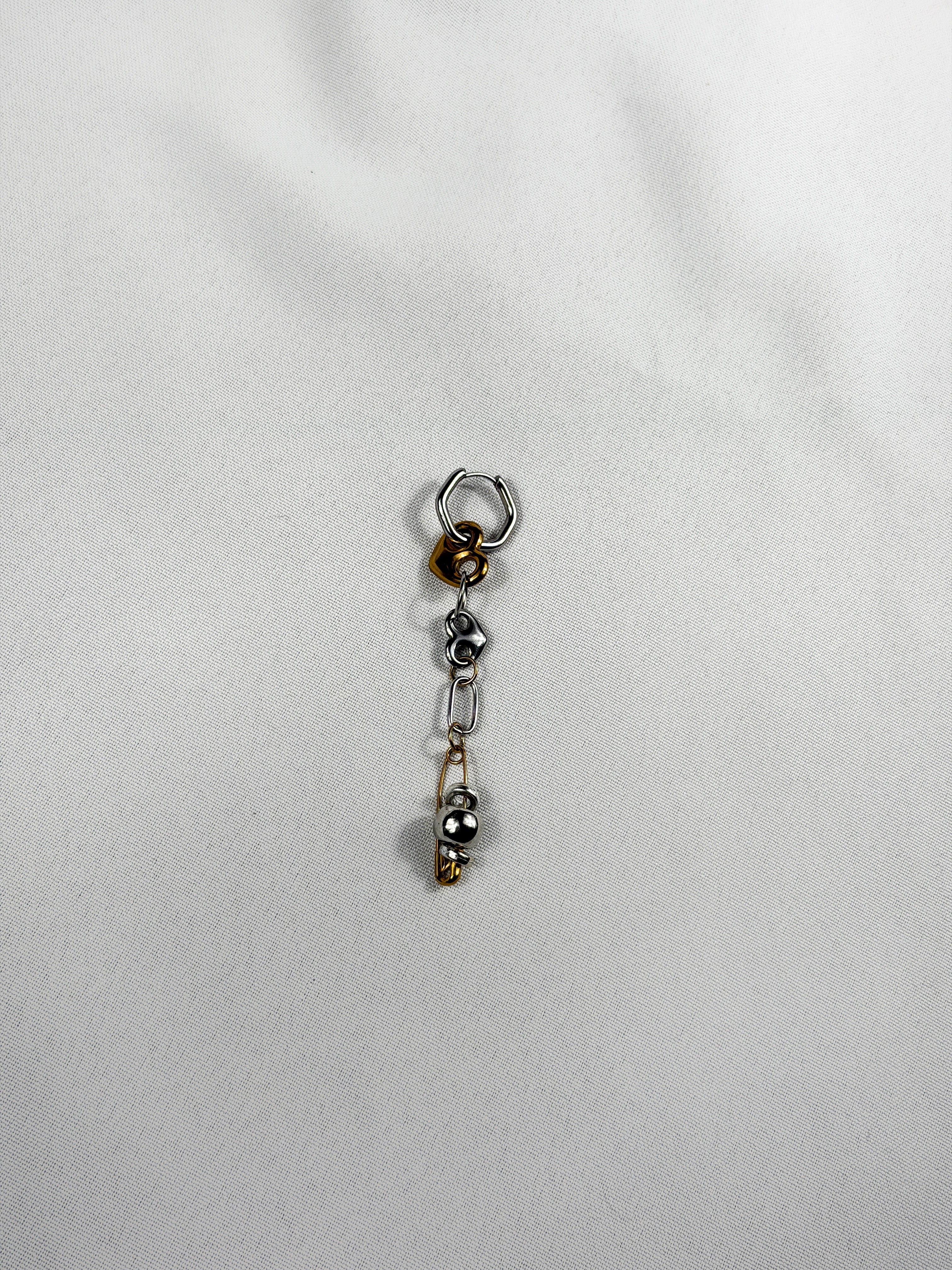 Maxi mono boucle mix doré & argenté