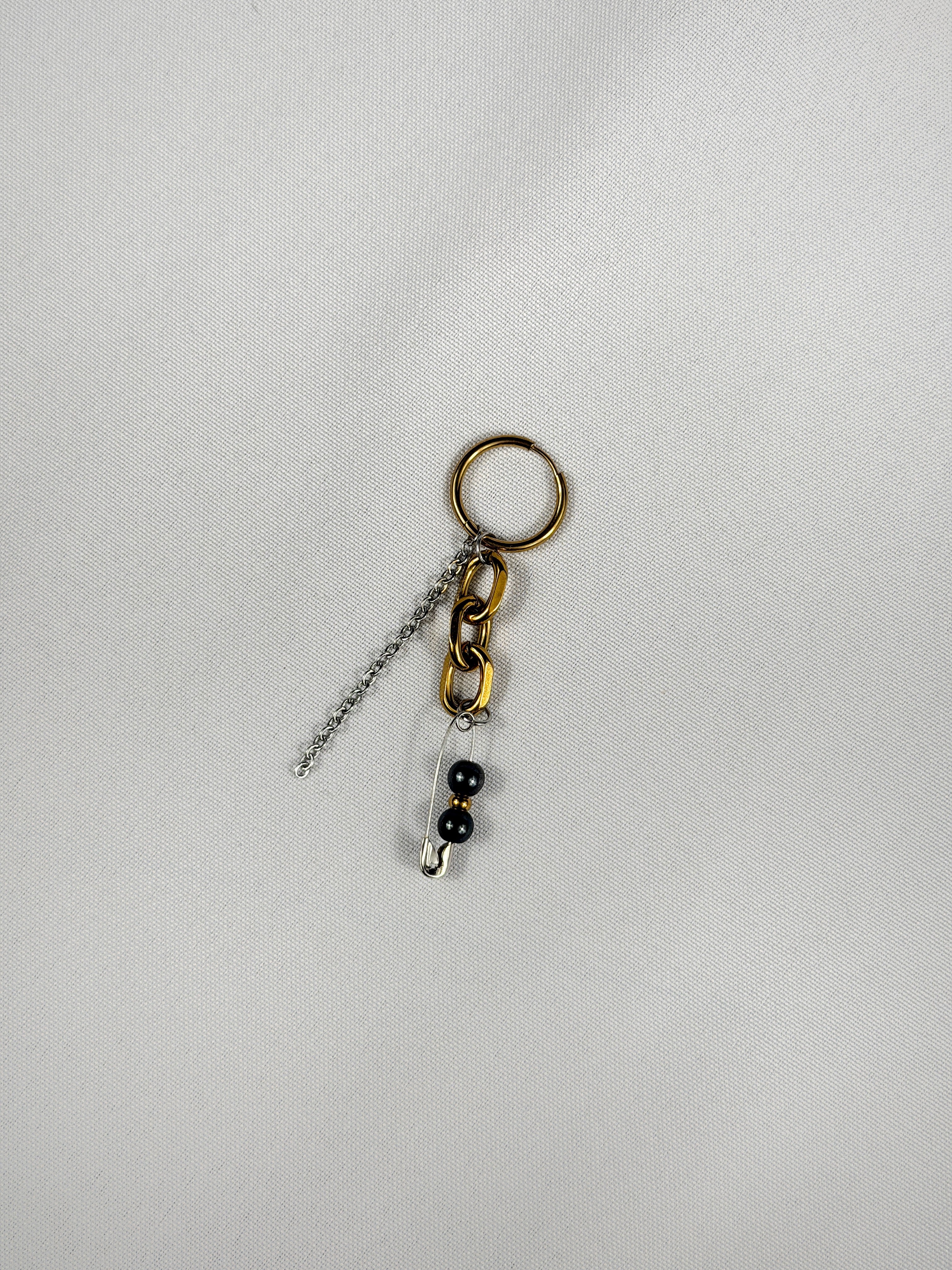 Maxi mono boucle mix doré & argenté