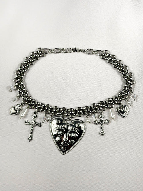 Chocker argenté
