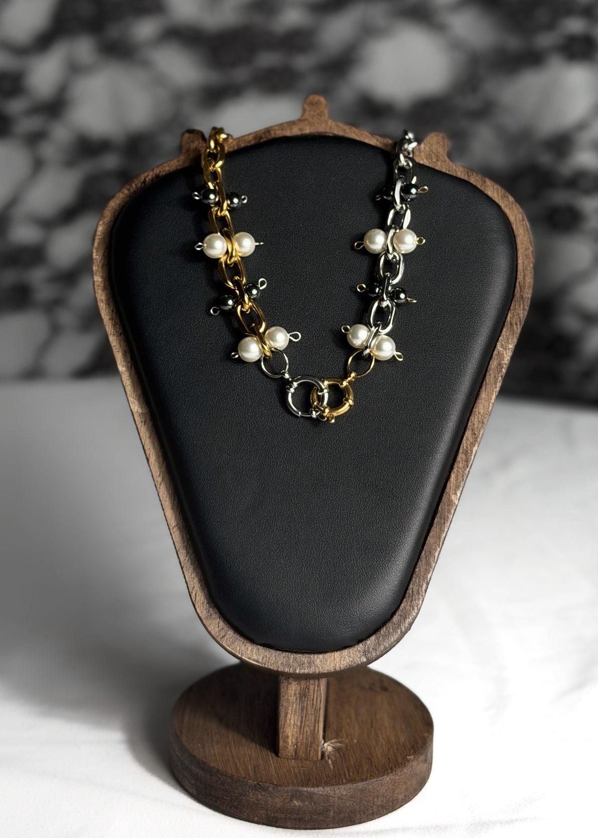 Collier mix doré & argenté