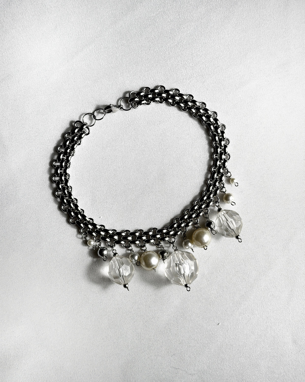 Choker argenté
