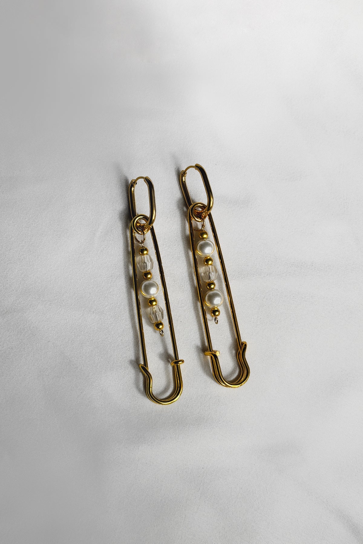 Paire de boucles d’oreilles doré