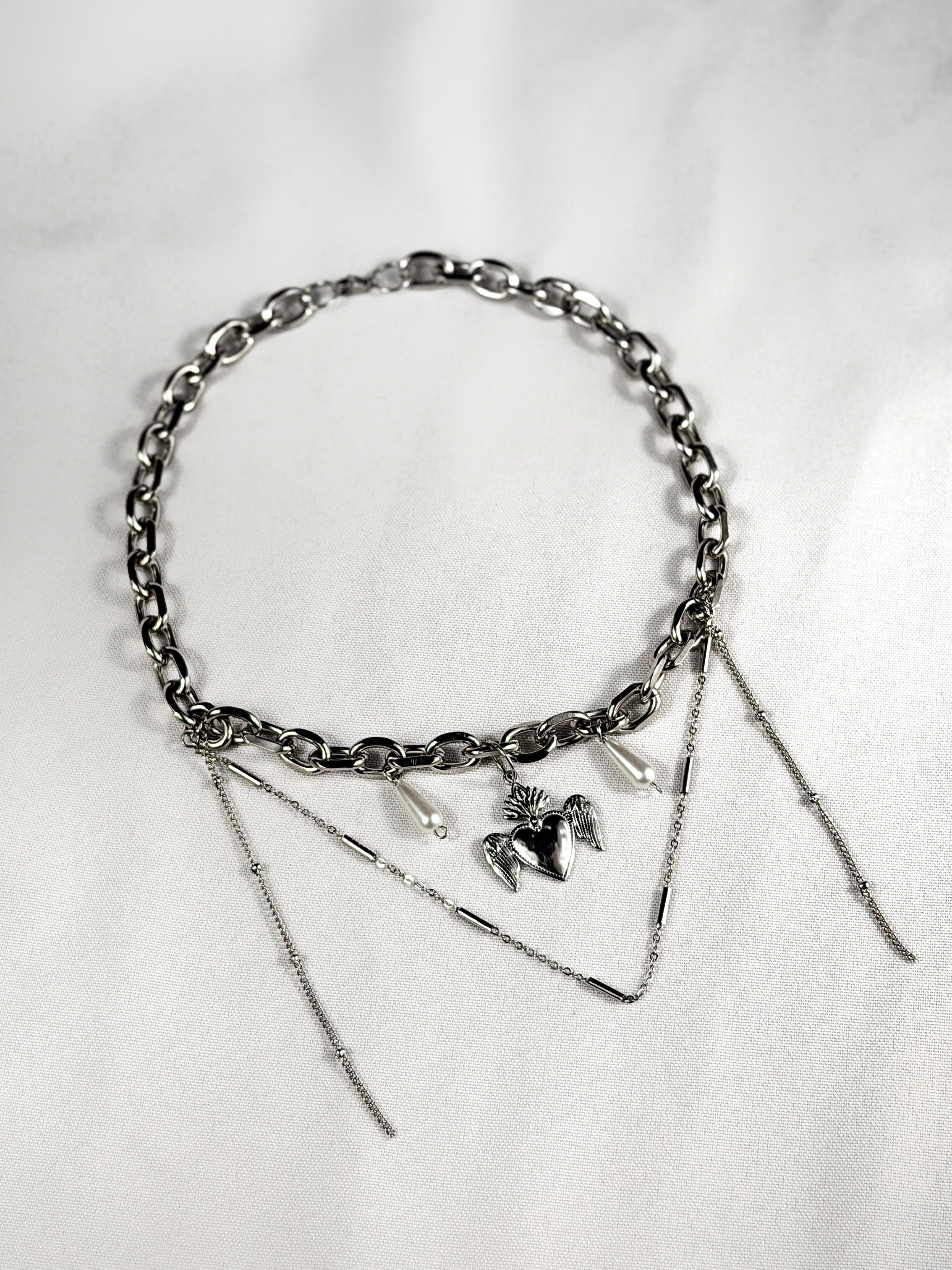 Collier argenté
