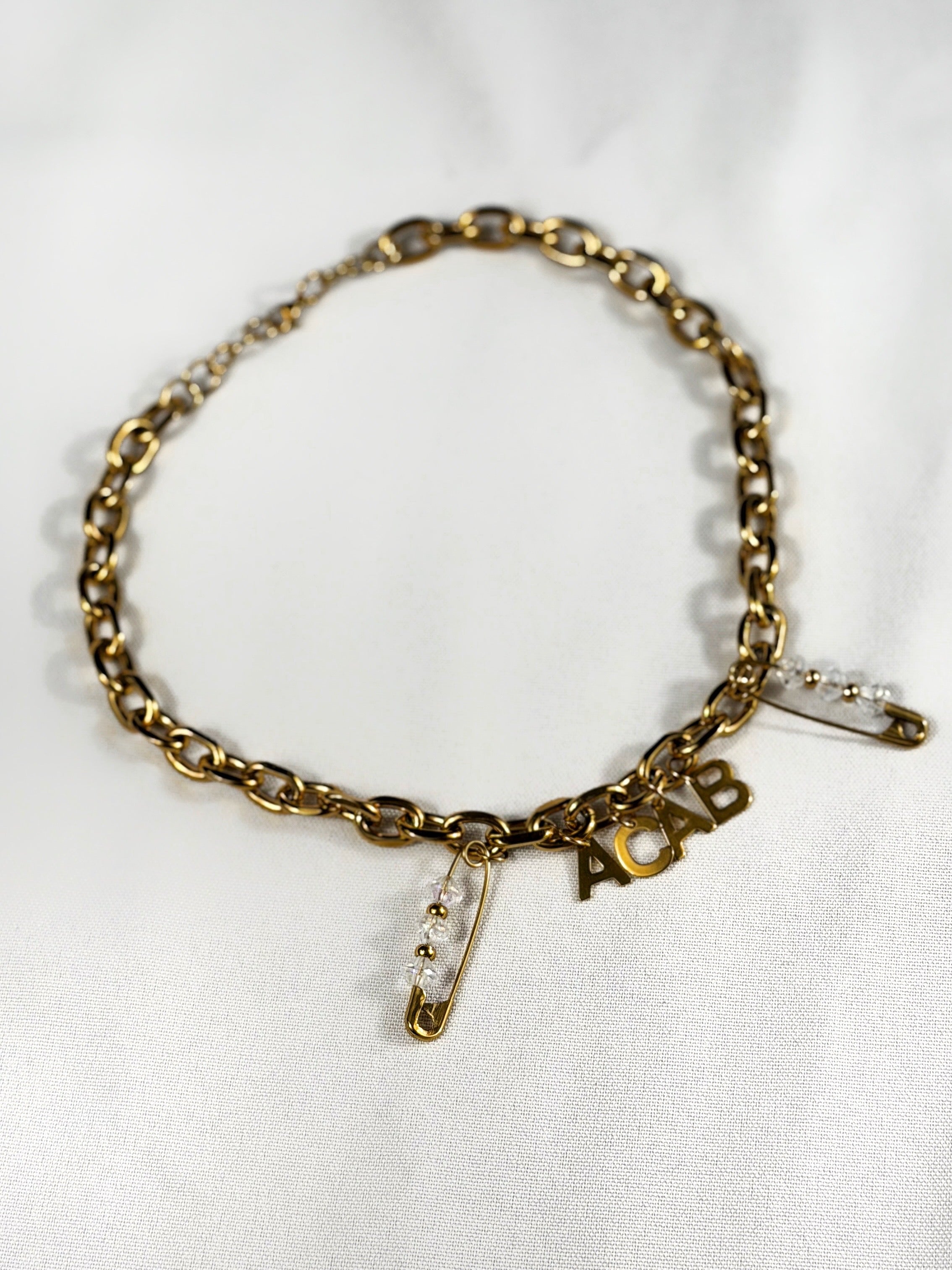 Collier ACAB doré