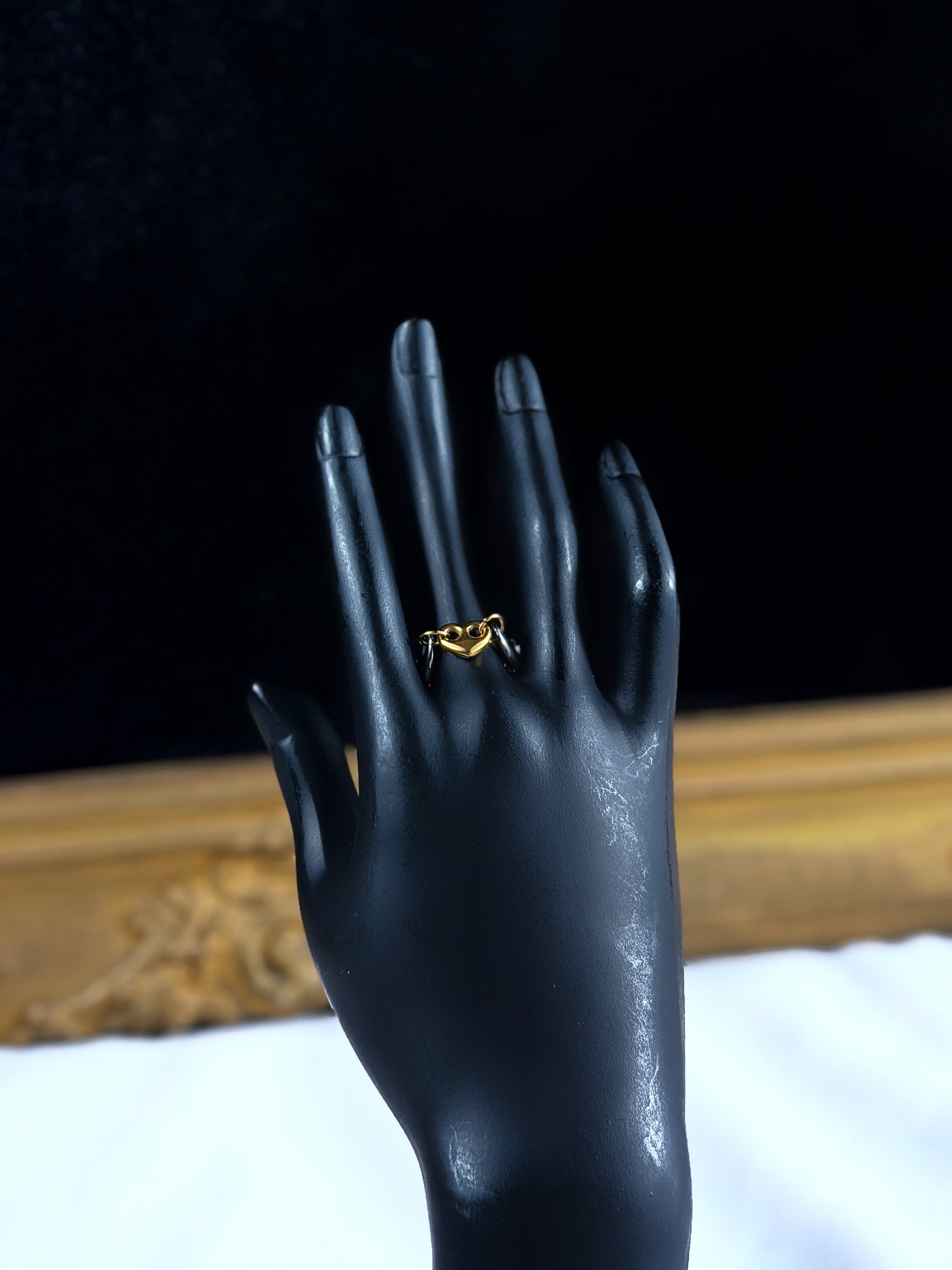 Bague mix doré & argenté