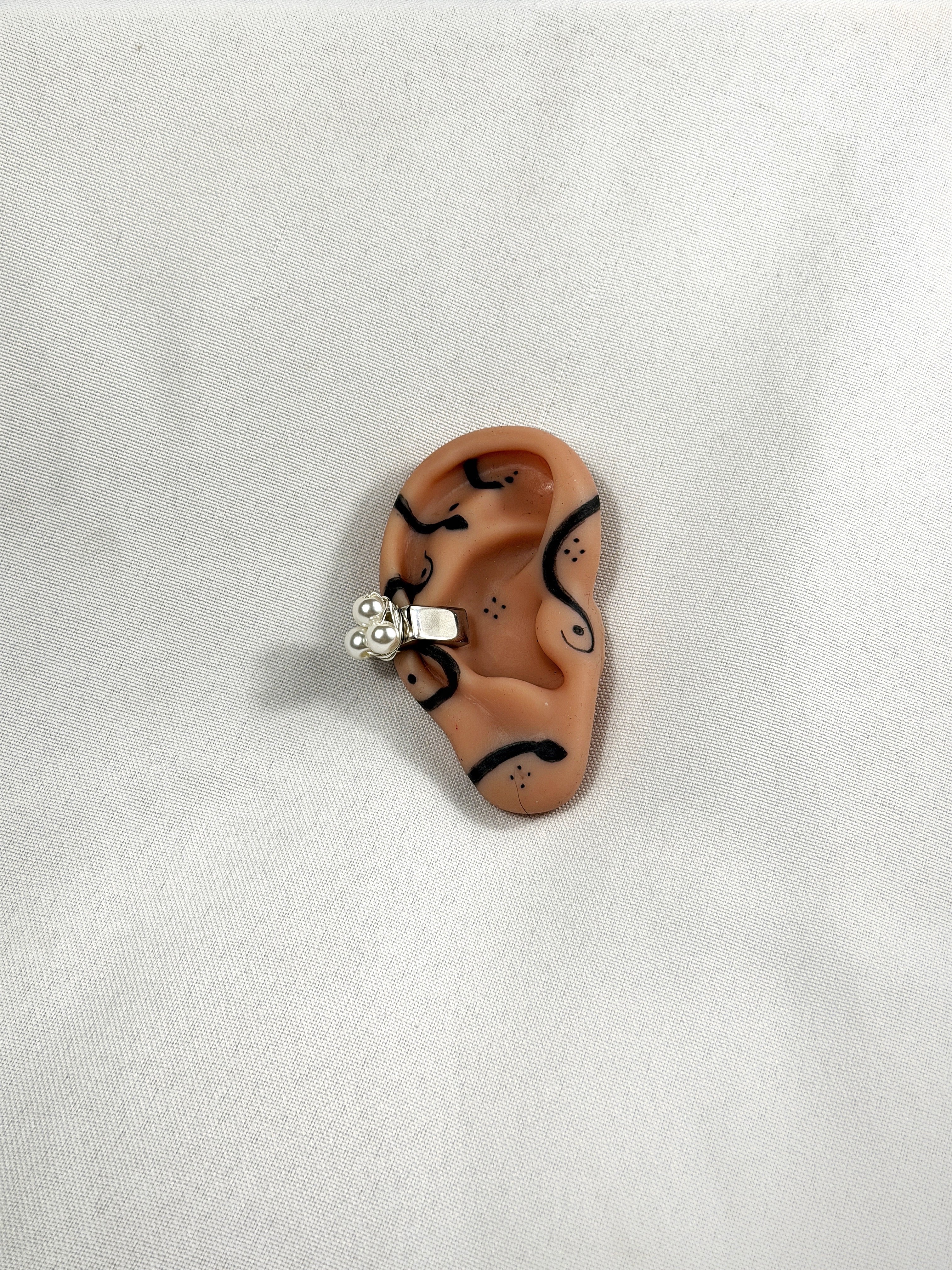 Earcuff argenté
