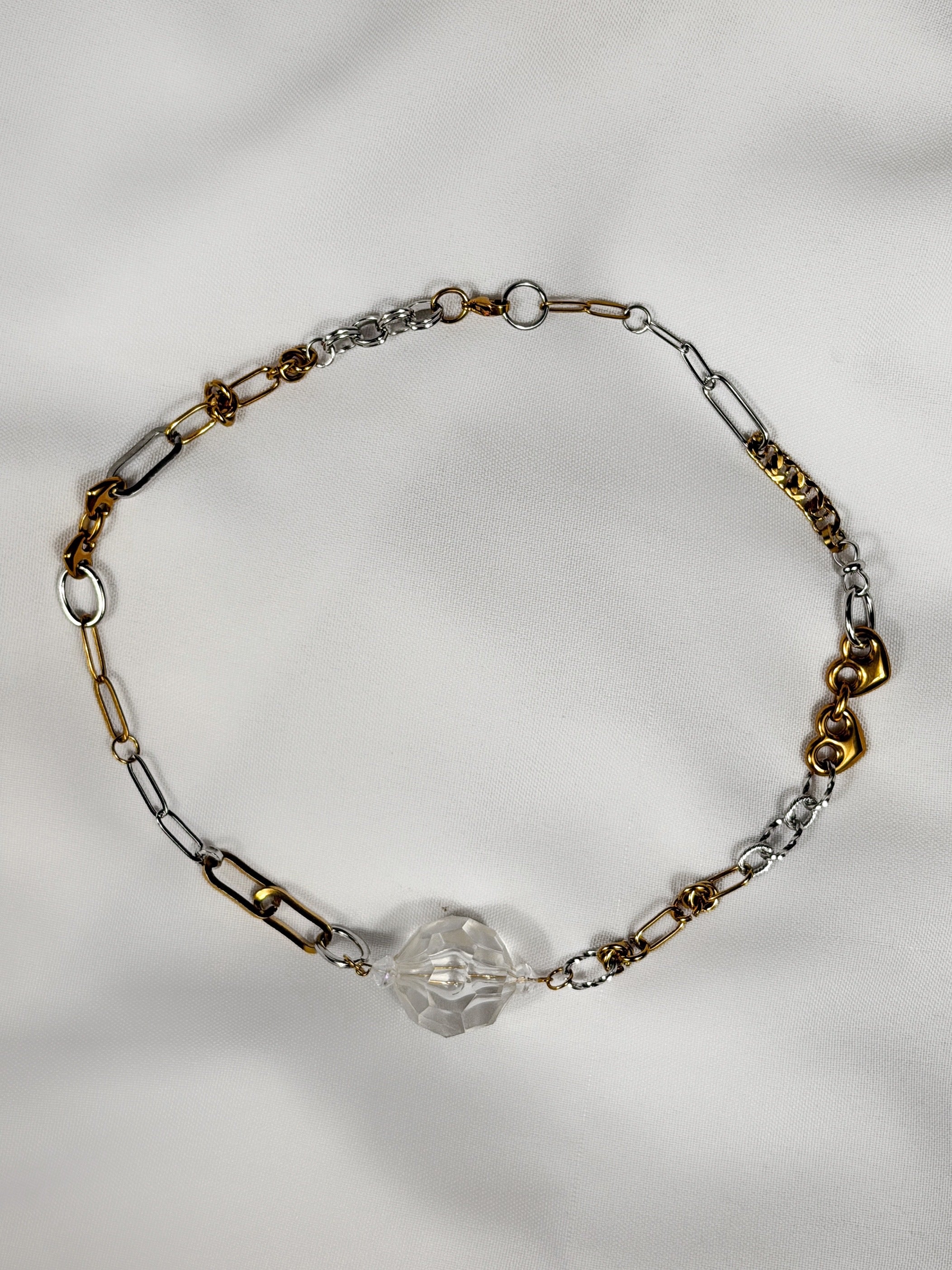 Collier mix doré & argenté