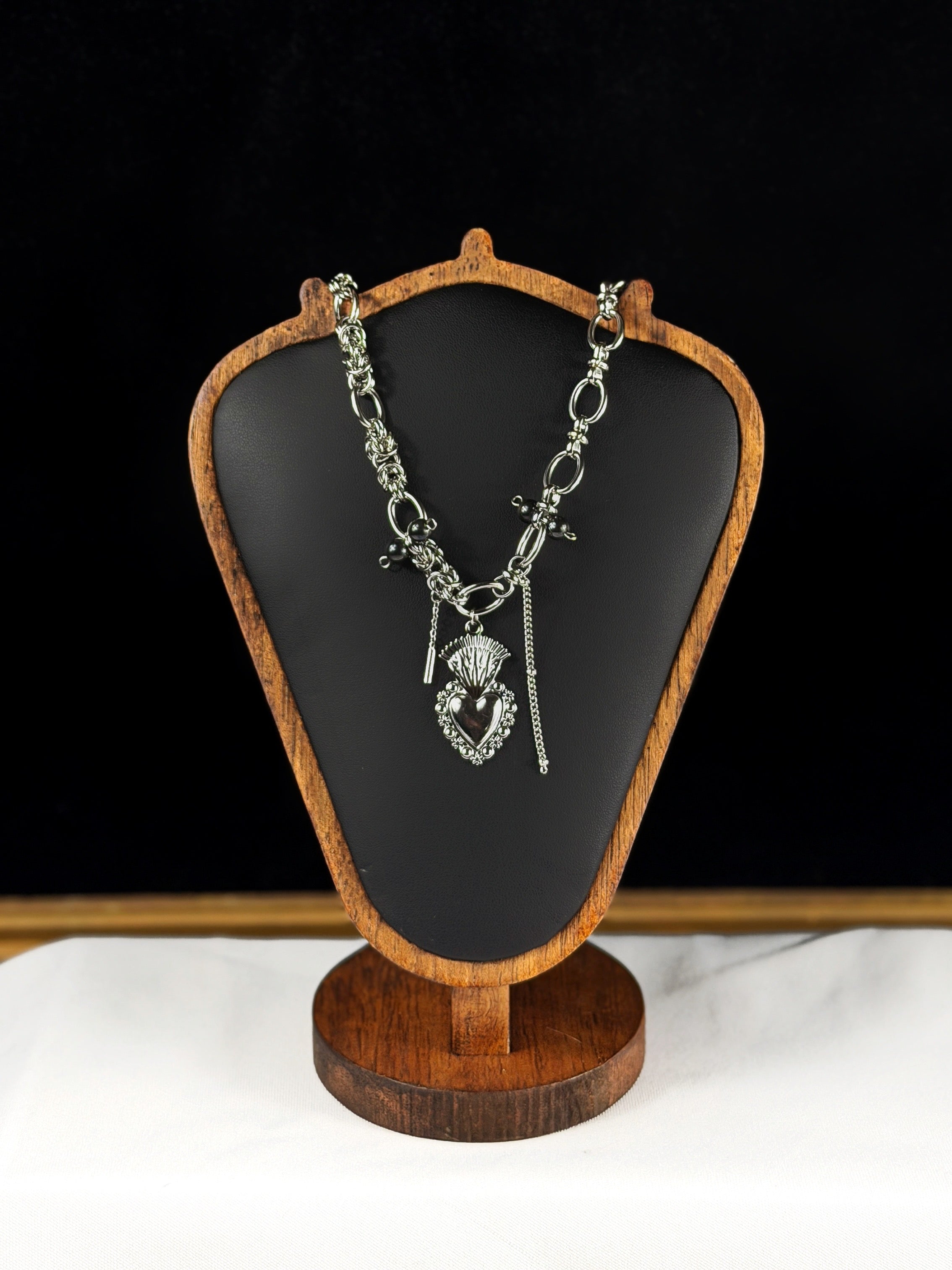 Collier argenté