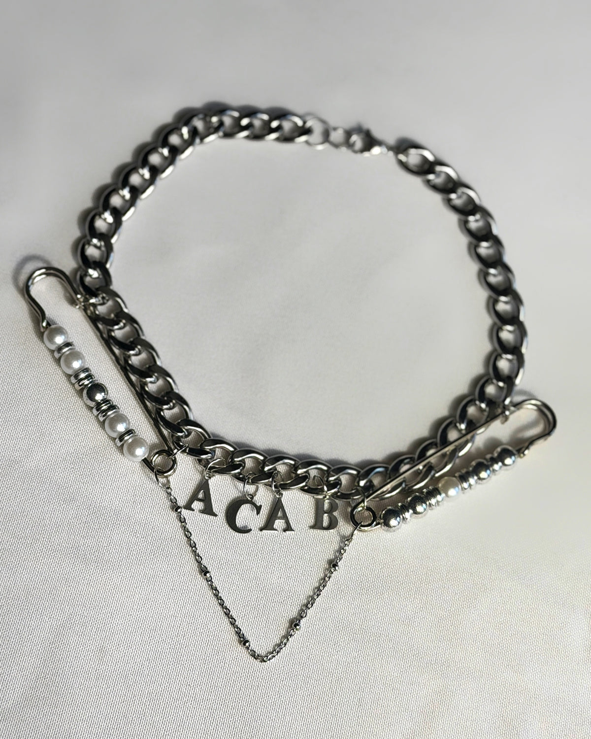 Collier ACAB argenté