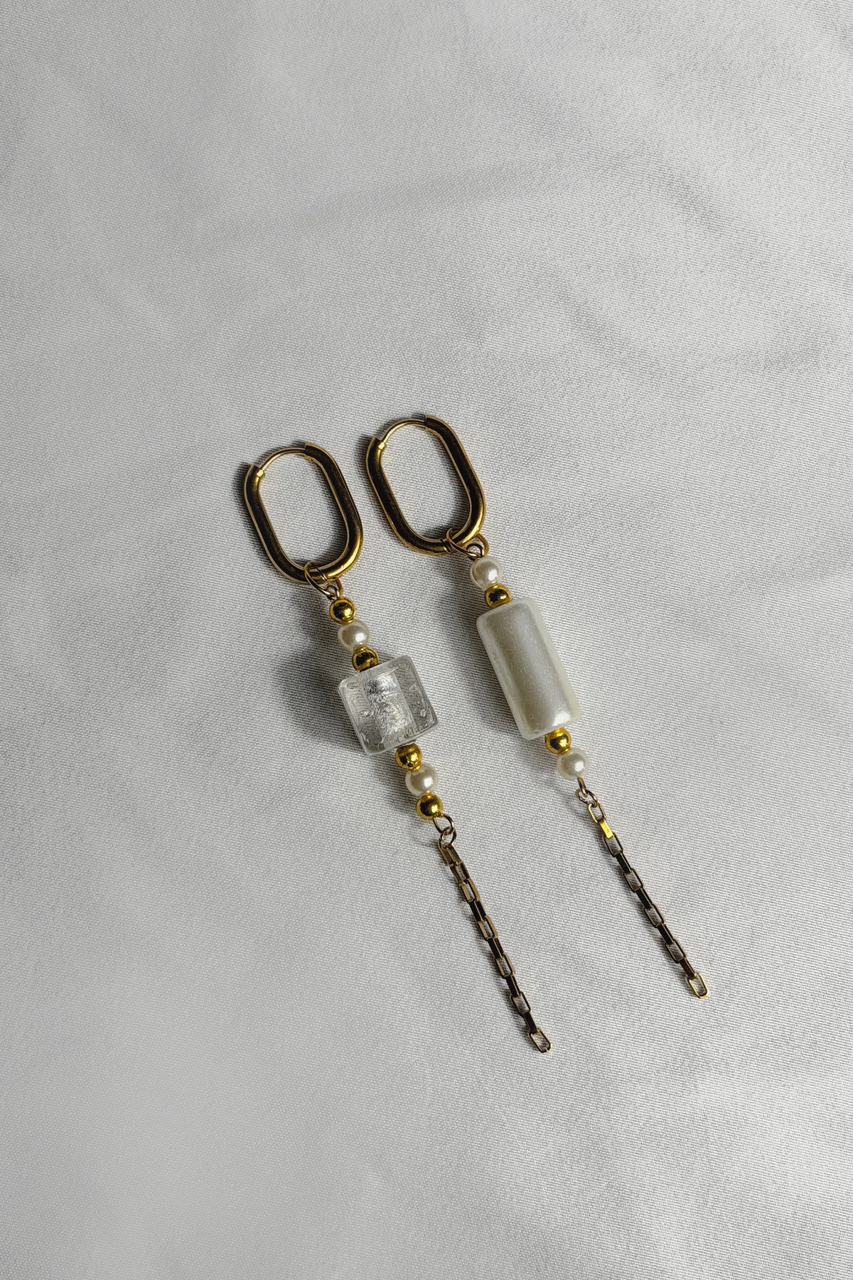 Paire de boucles d’oreilles doré