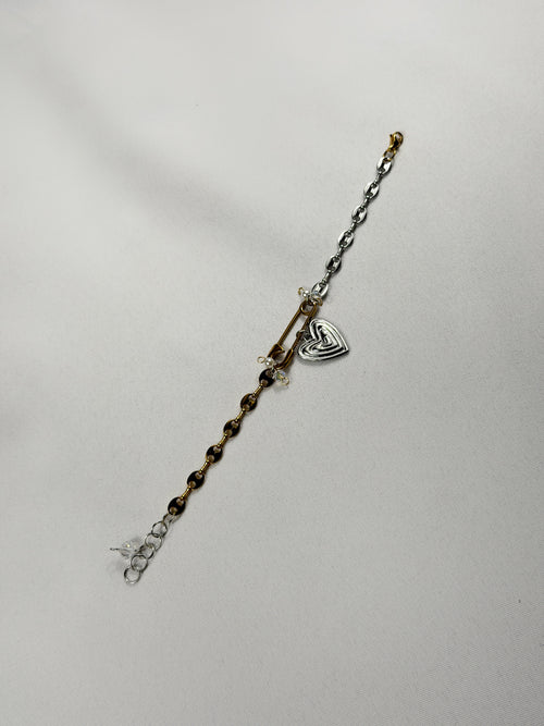 Bracelet mix doré & argenté