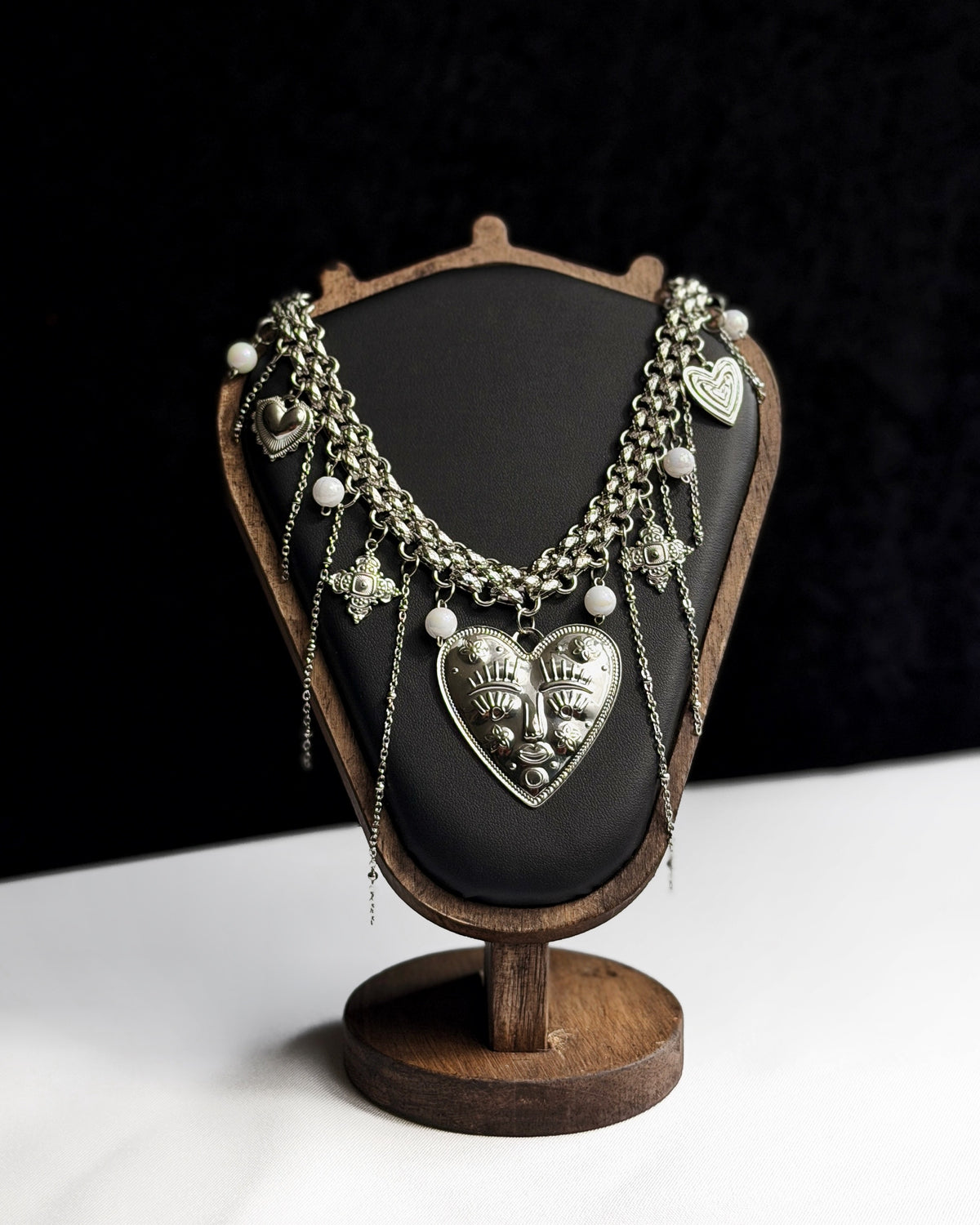 Choker argenté