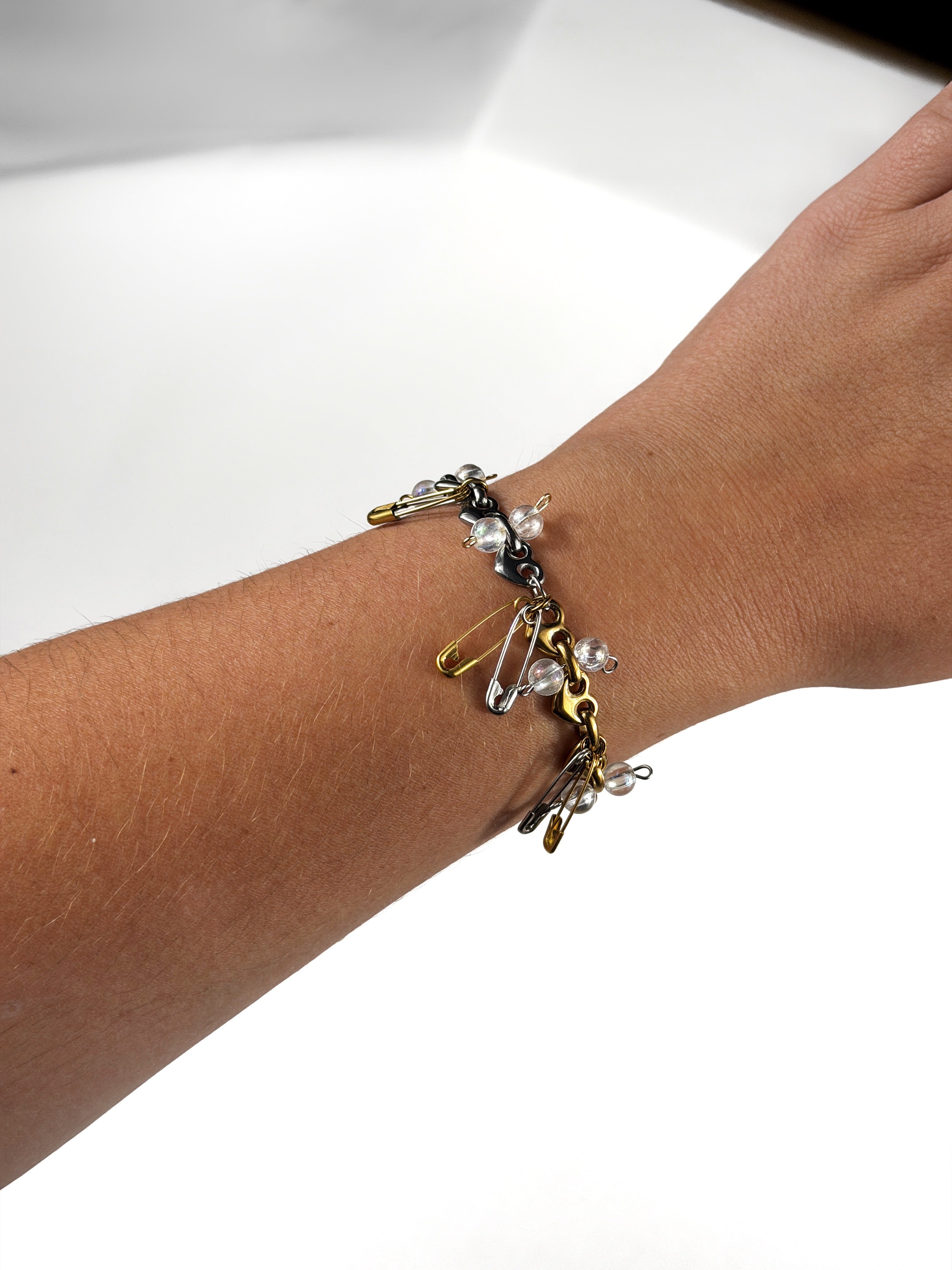 Bracelet mix doré et argenté