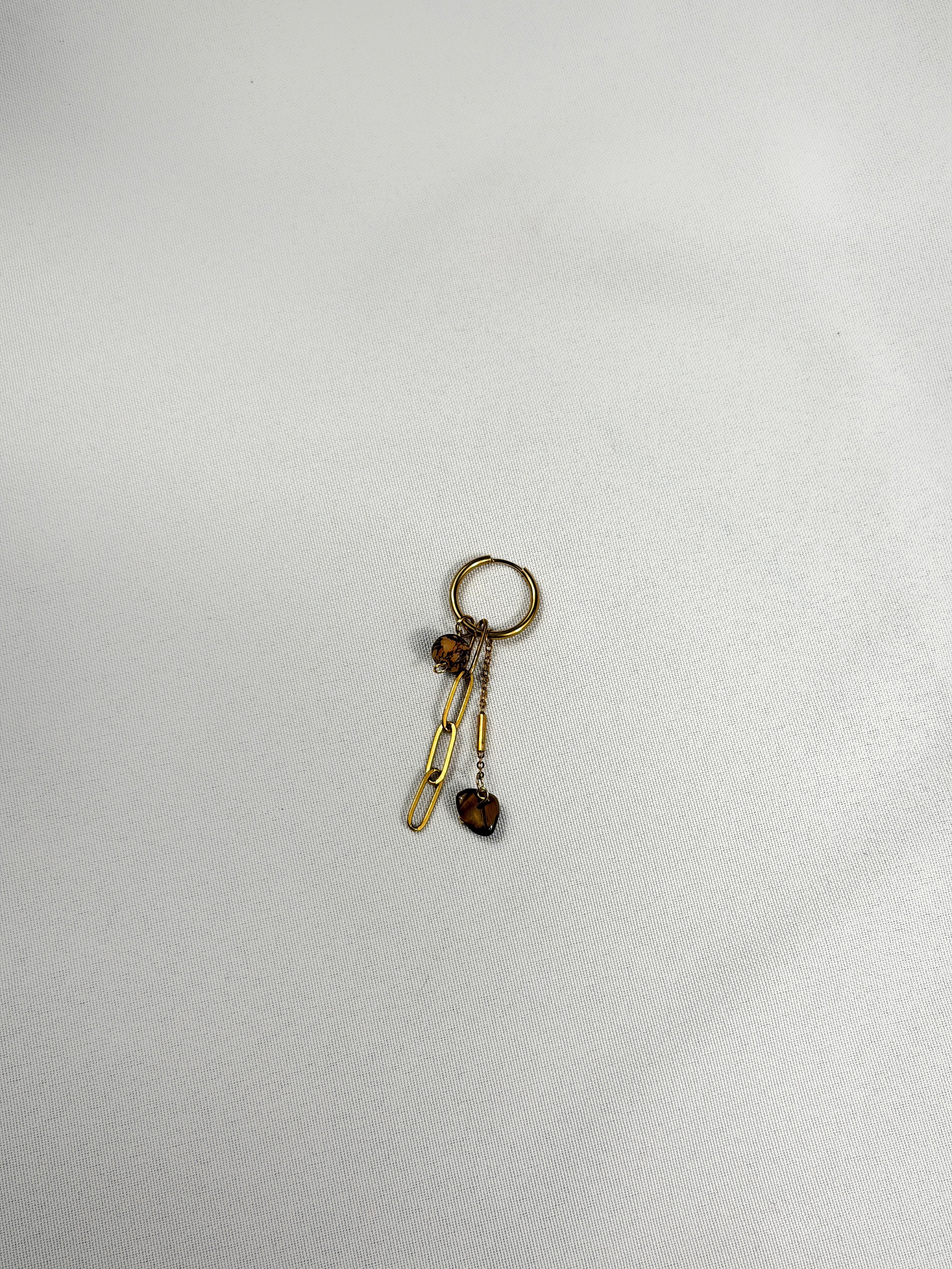 Maxi mono boucle doré