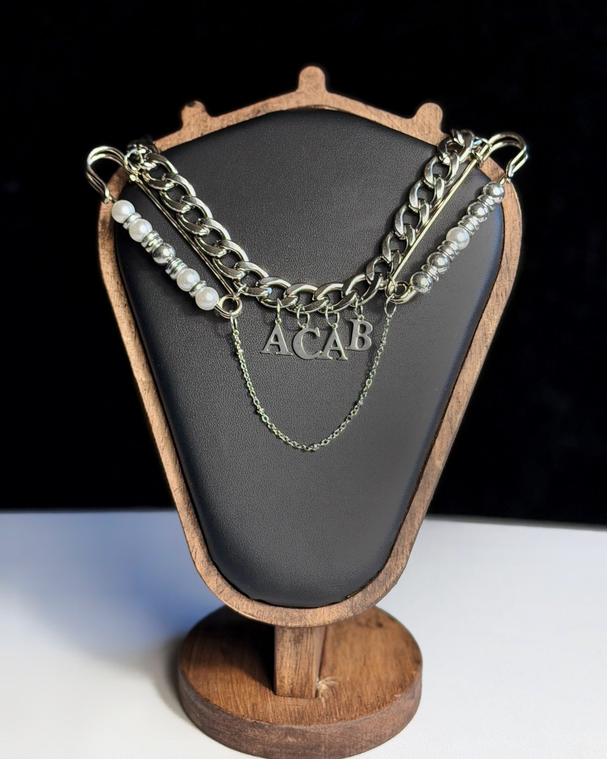 Collier ACAB argenté