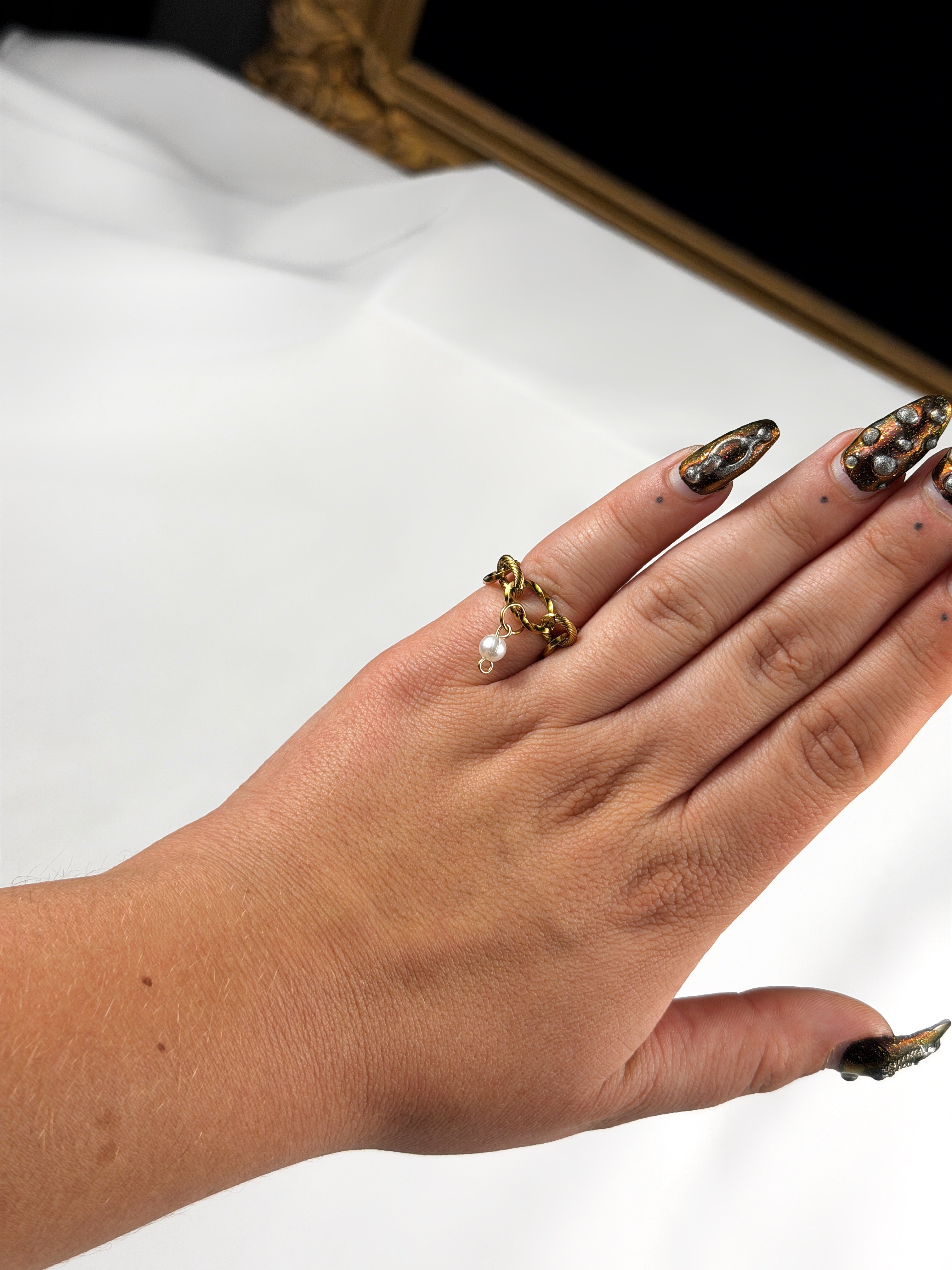 Bague doré