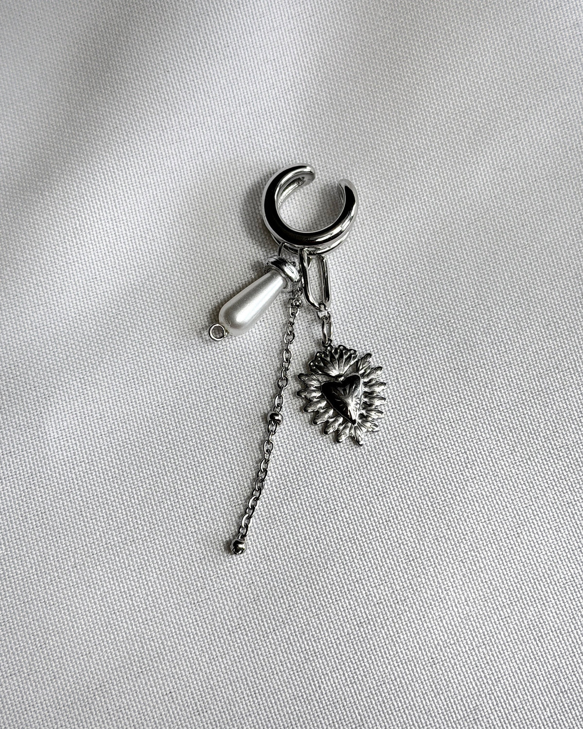 Earcuff argenté