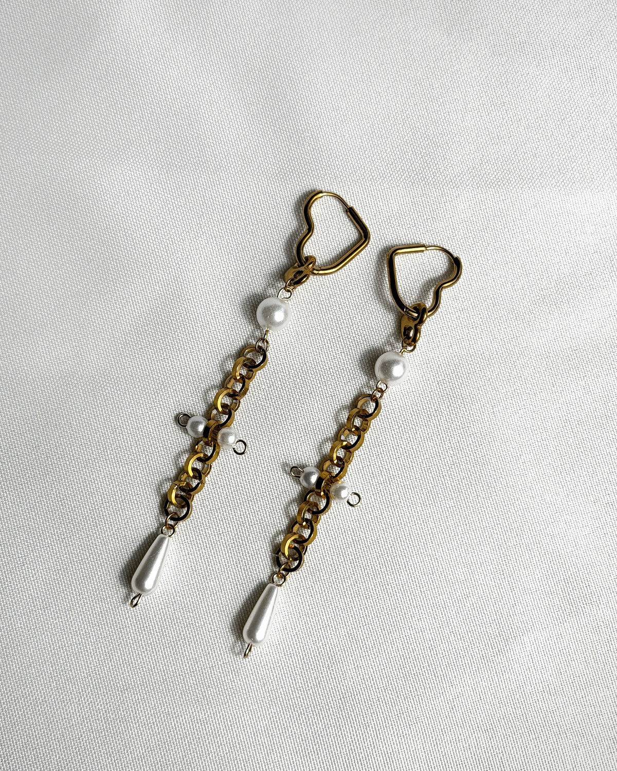 Paire de boucles d’oreilles doré