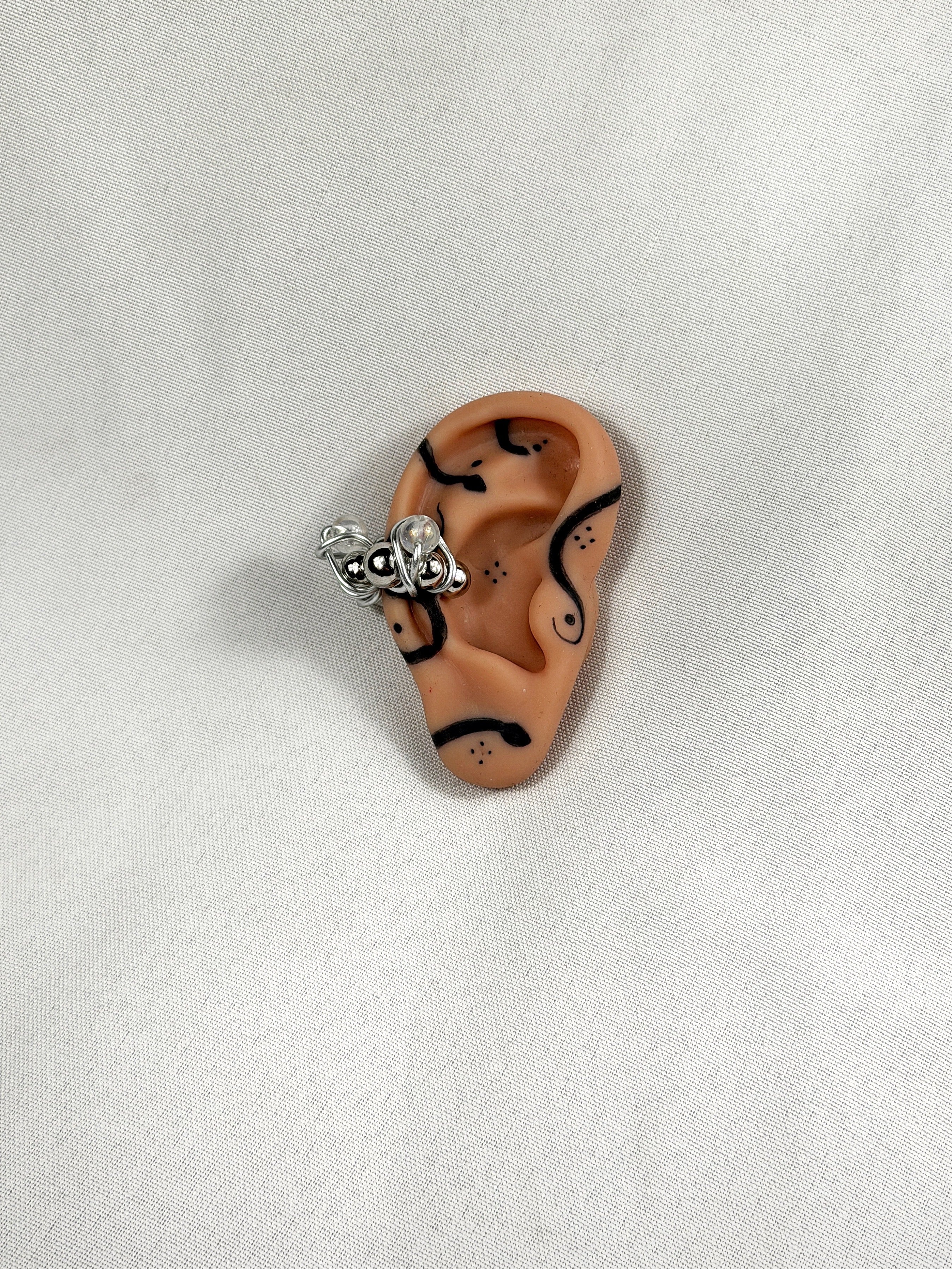 Earcuff argenté