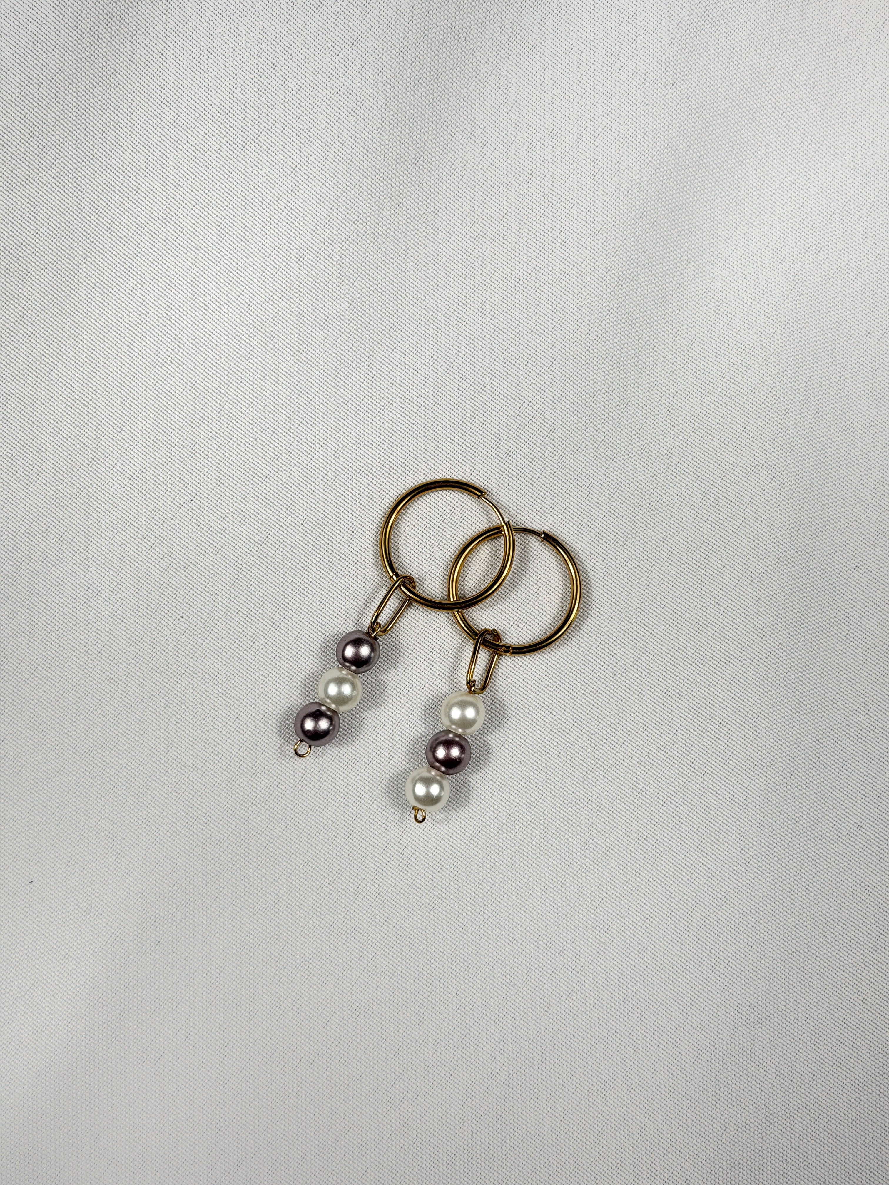 Paire de boucles d’oreilles doré
