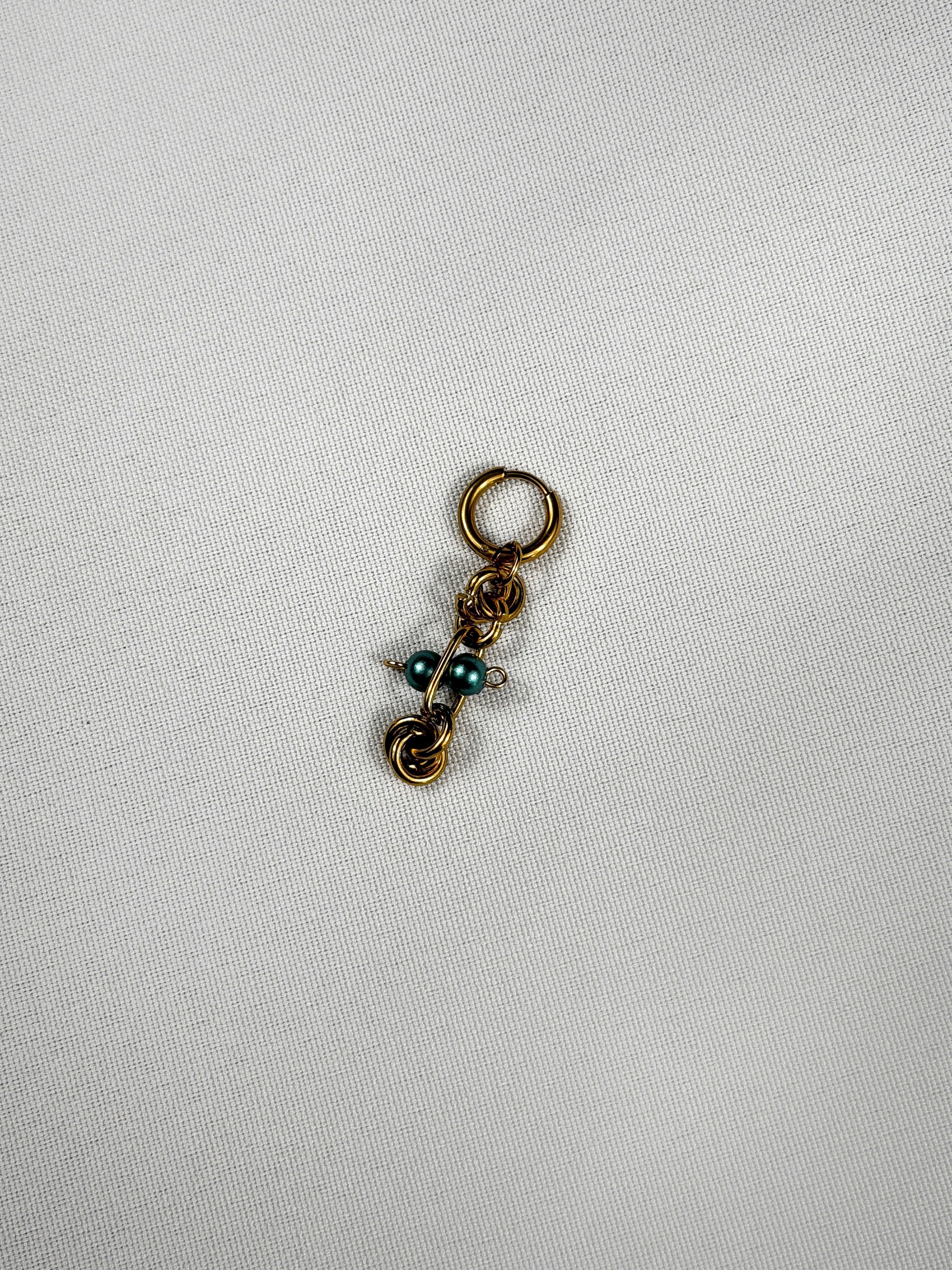 Mini mono boucle doré