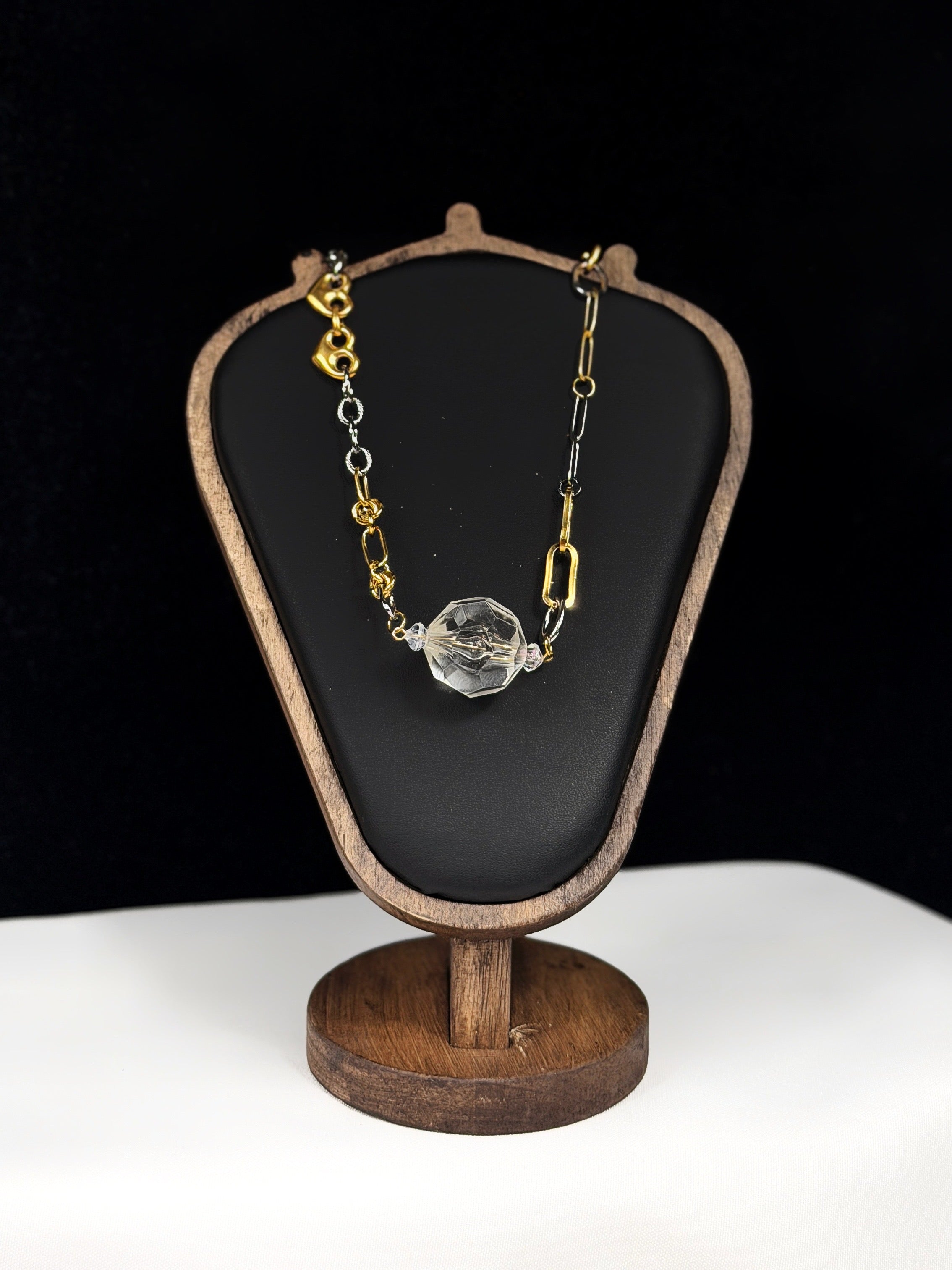Collier mix doré & argenté
