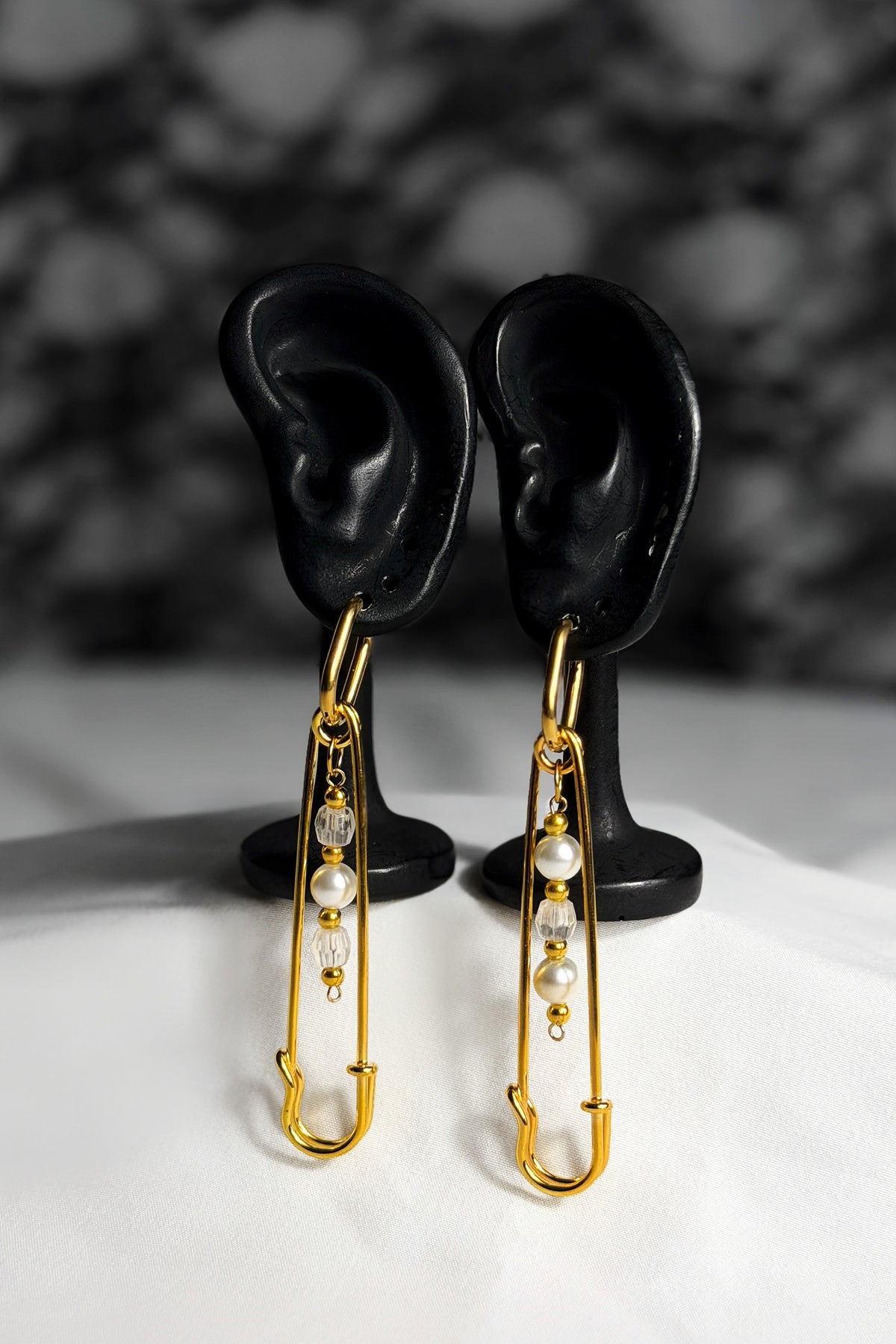 Paire de boucles d’oreilles doré