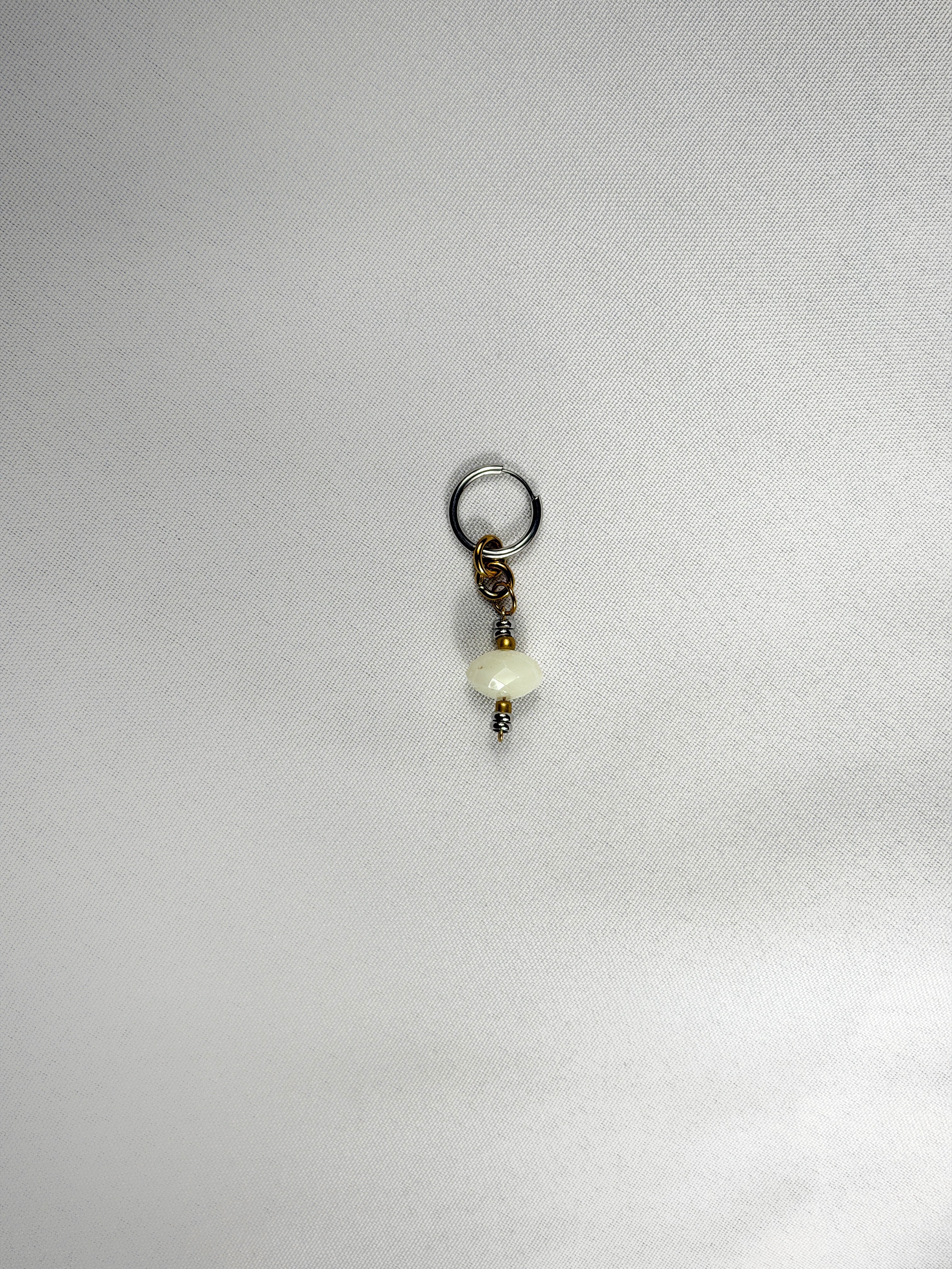 Mini mono boucle mix doré & argenté