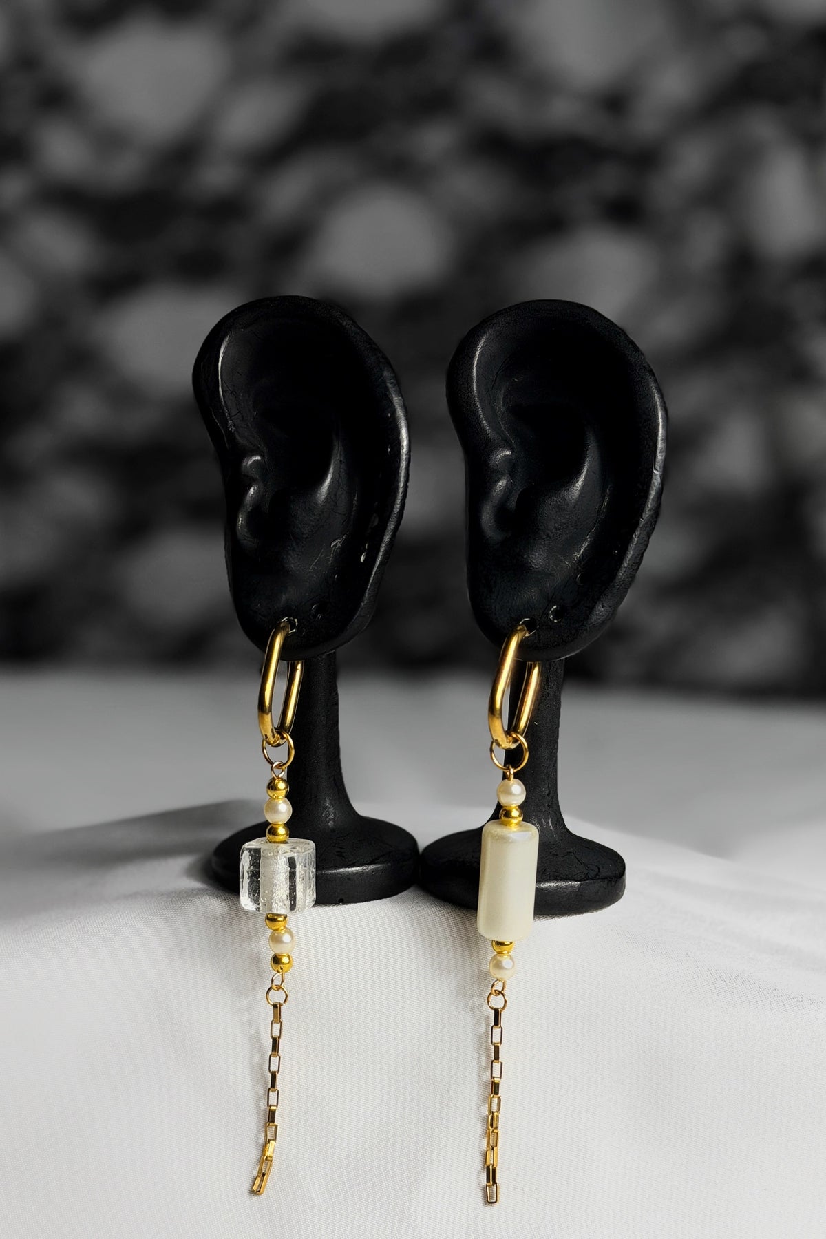 Paire de boucles d’oreilles doré