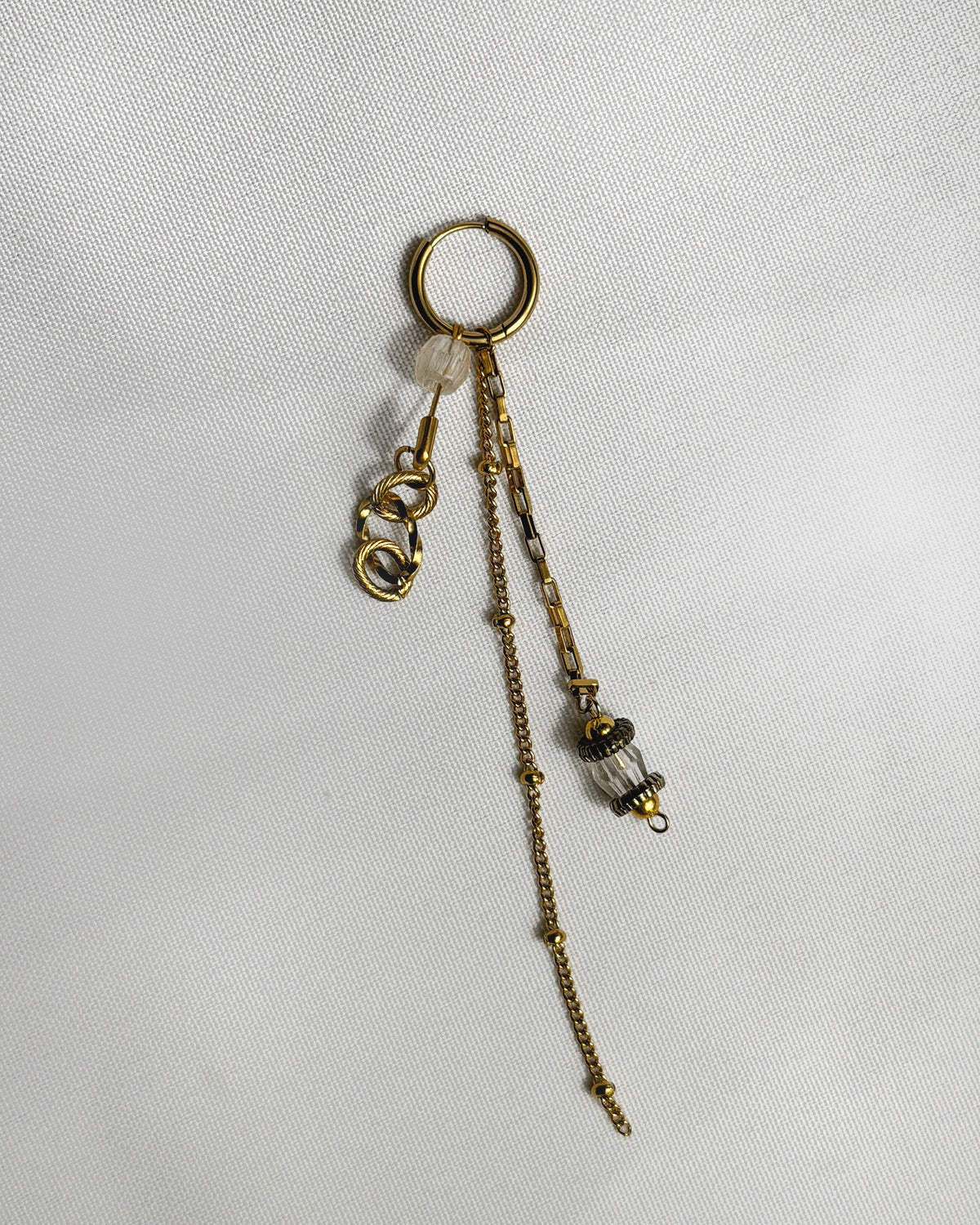 Maxi mono boucle doré