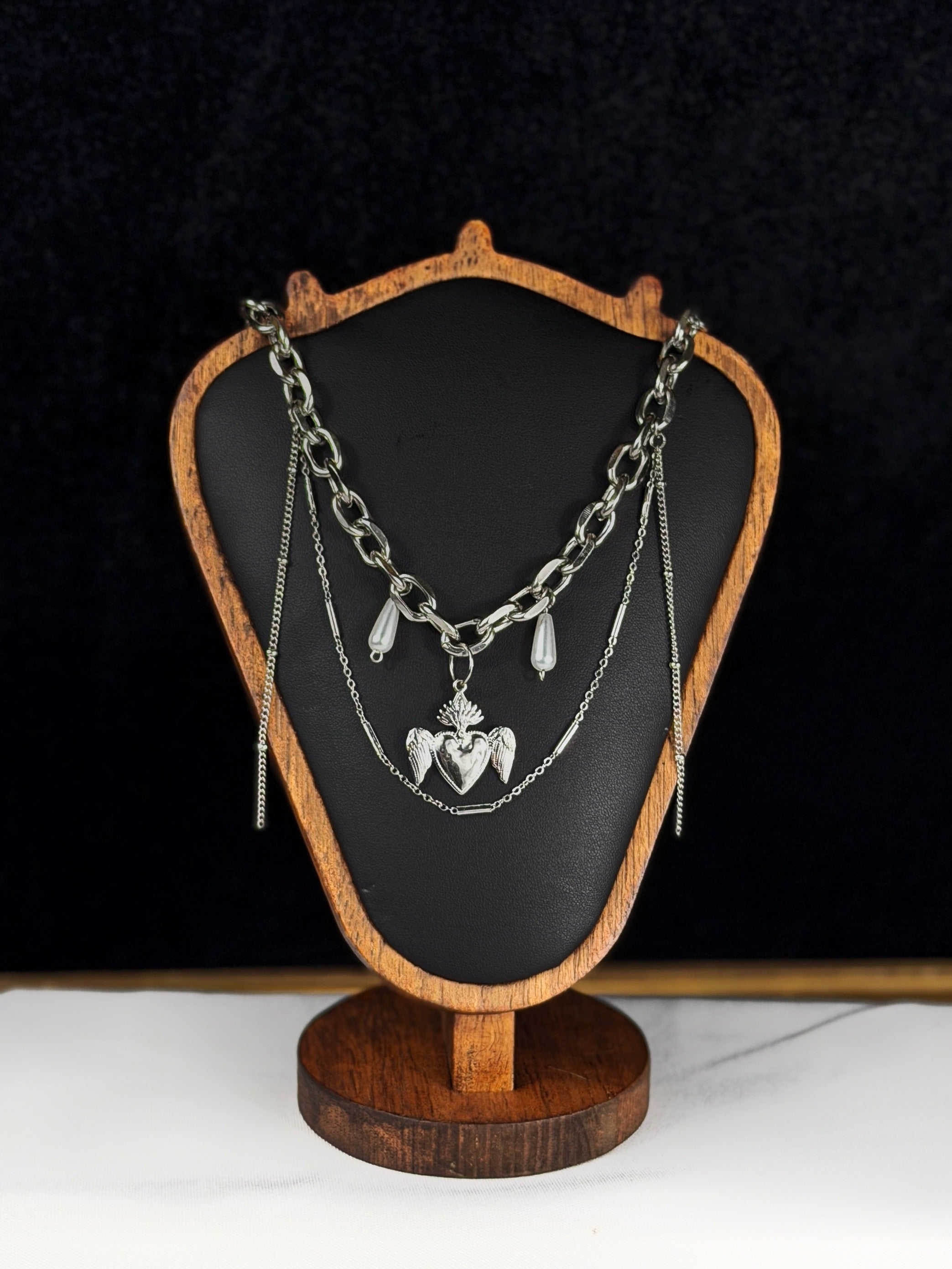Collier argenté