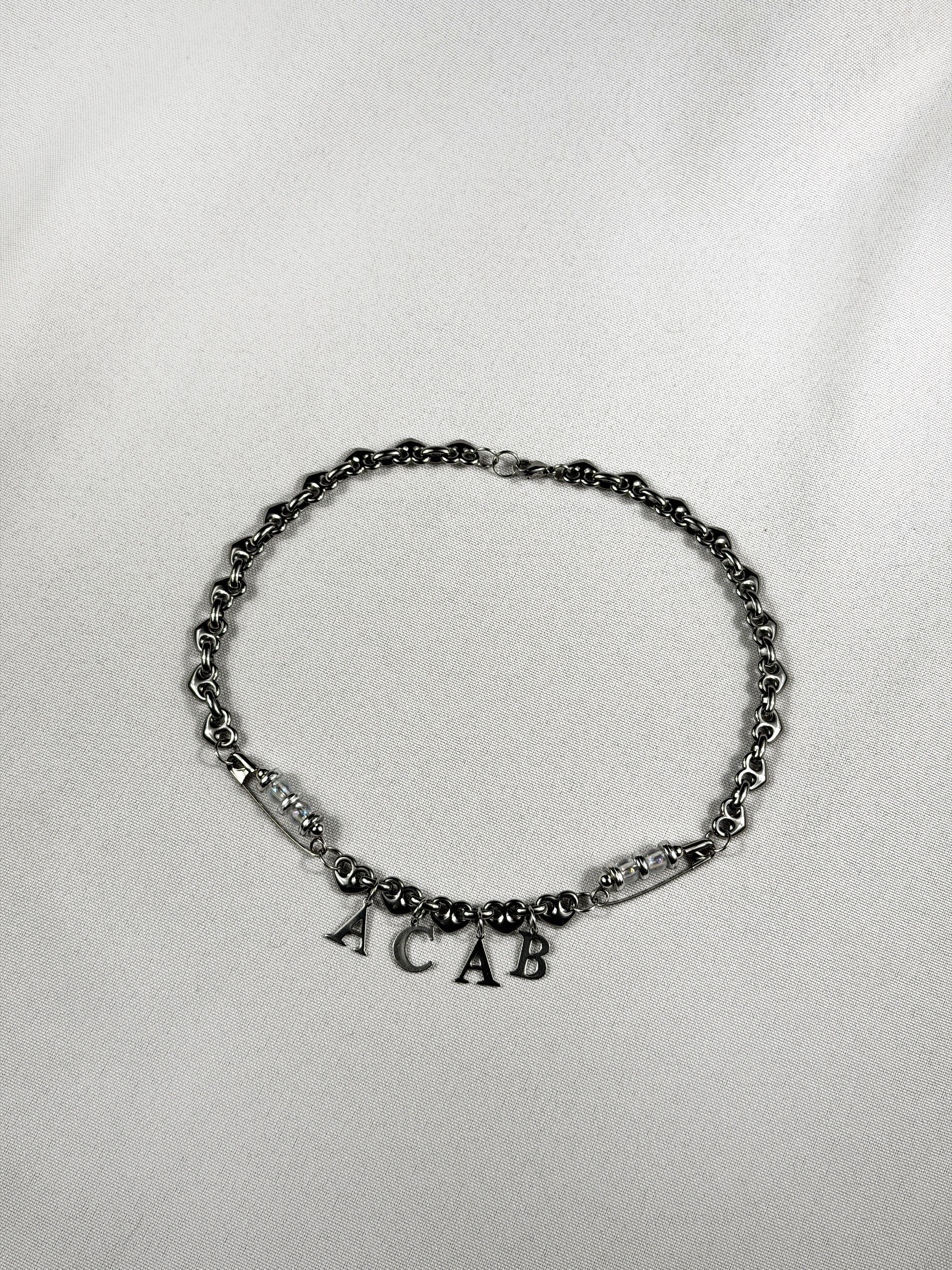 Collier ACAB argenté