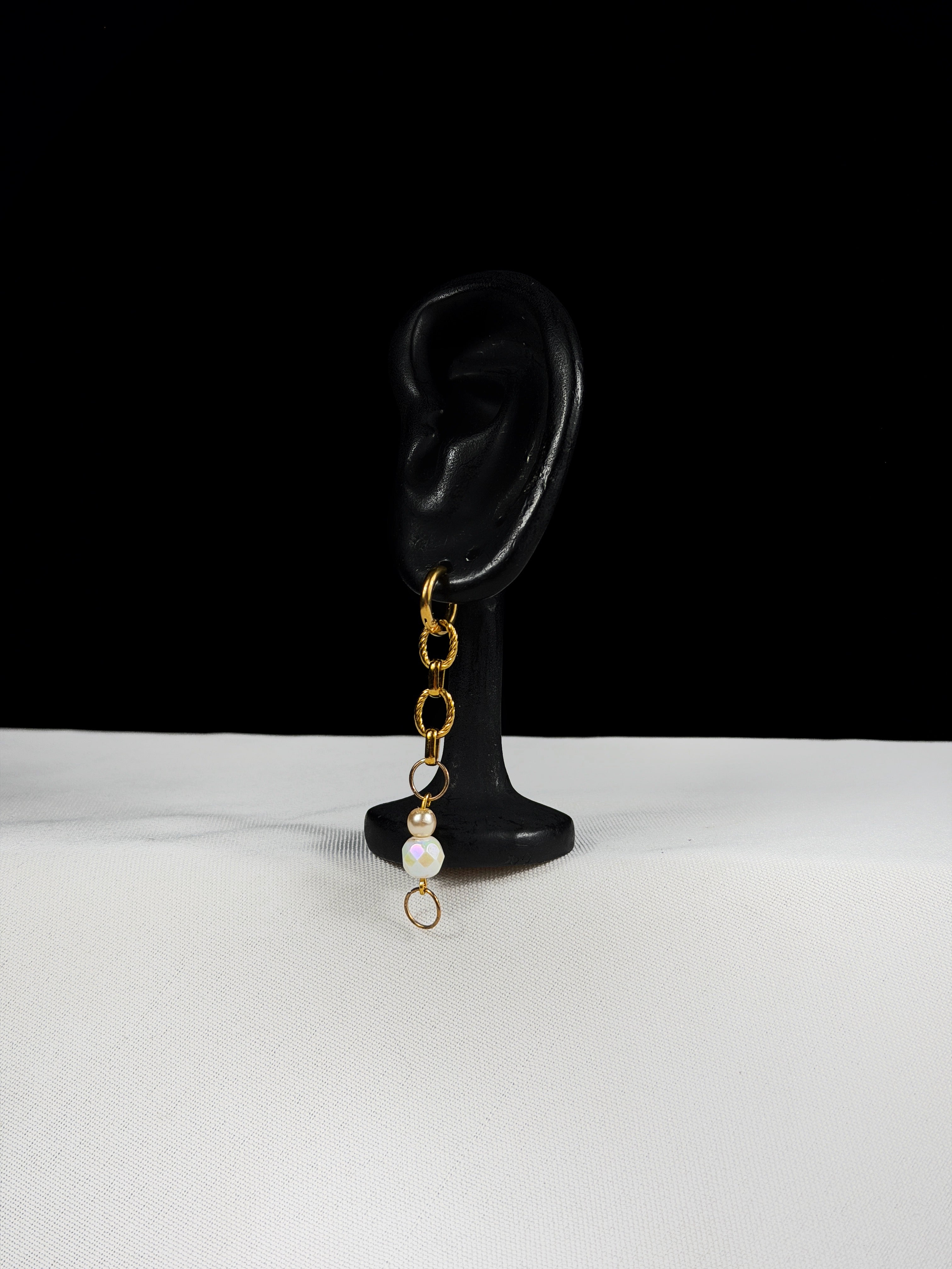 Mini mono boucle doré