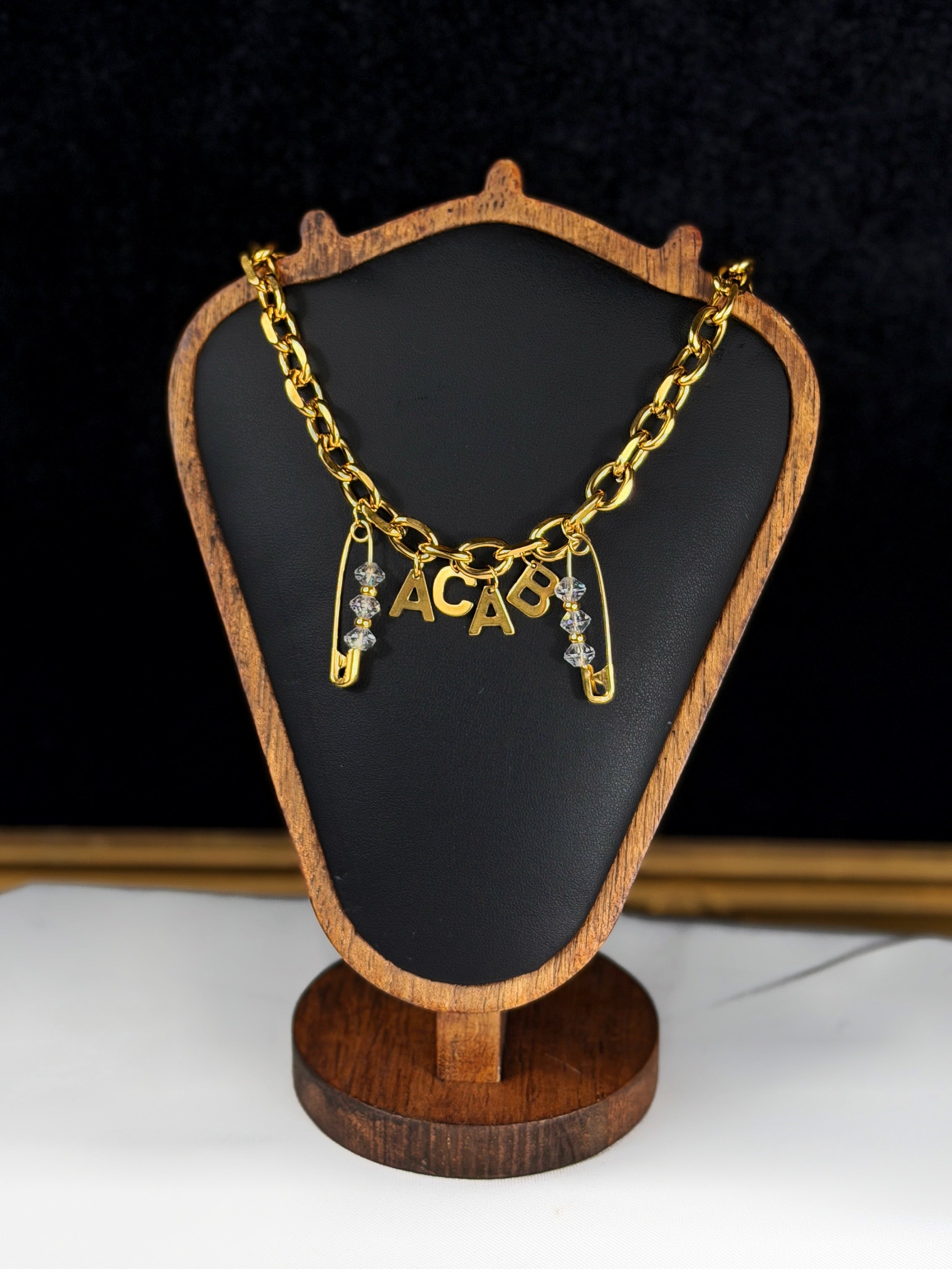 Collier ACAB doré