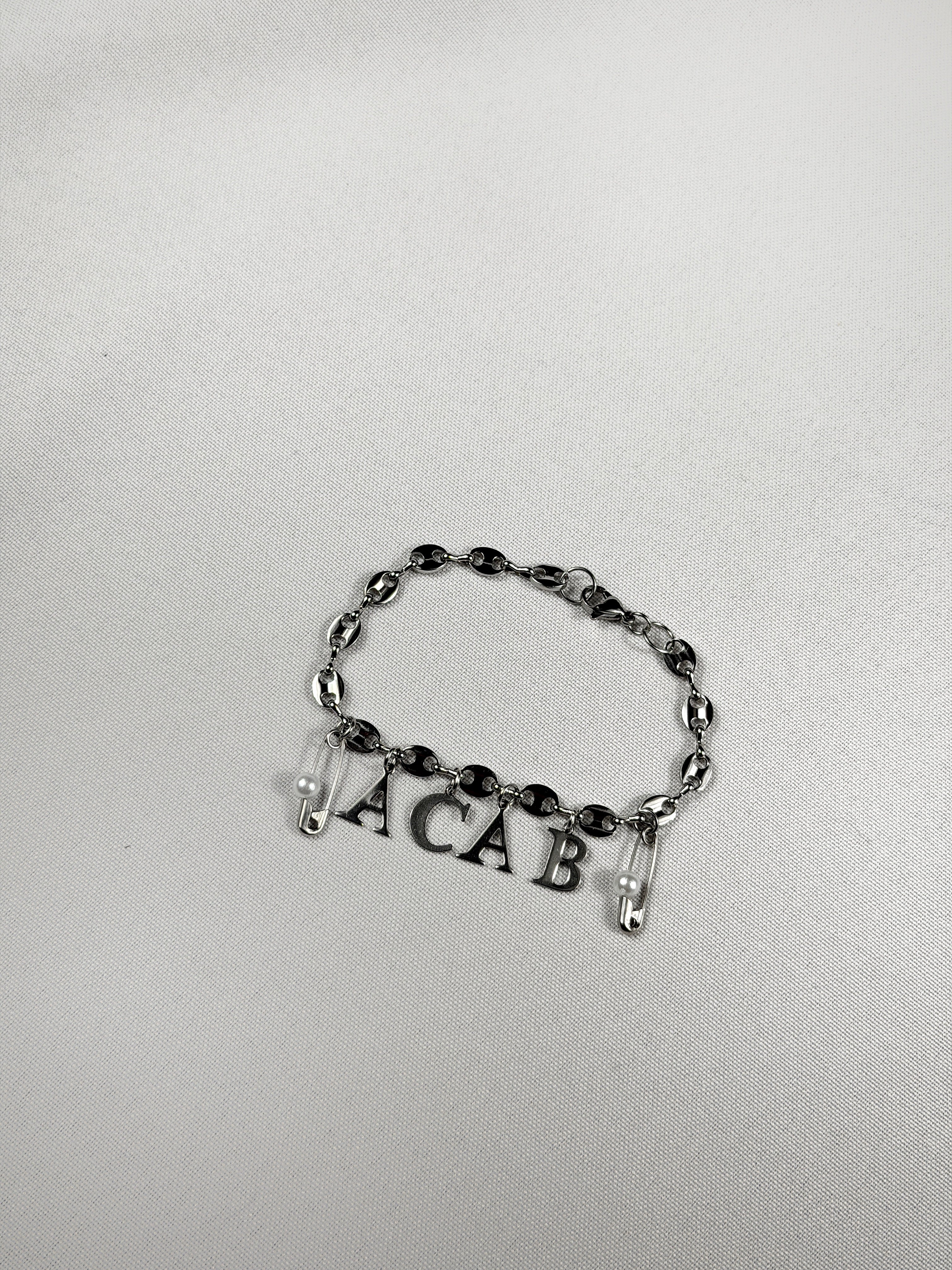 Bracelet ACAB argenté