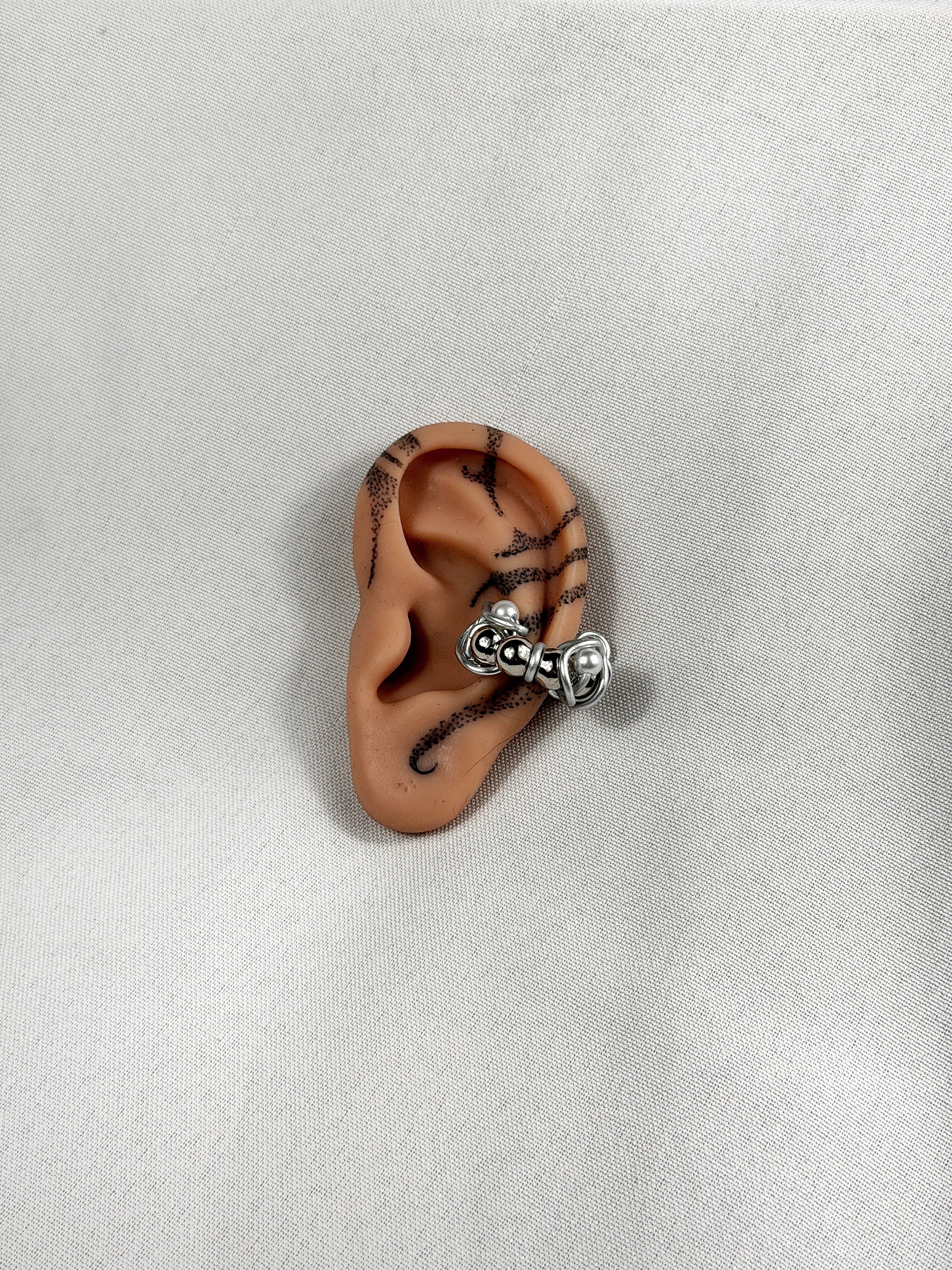 Earcuff argenté