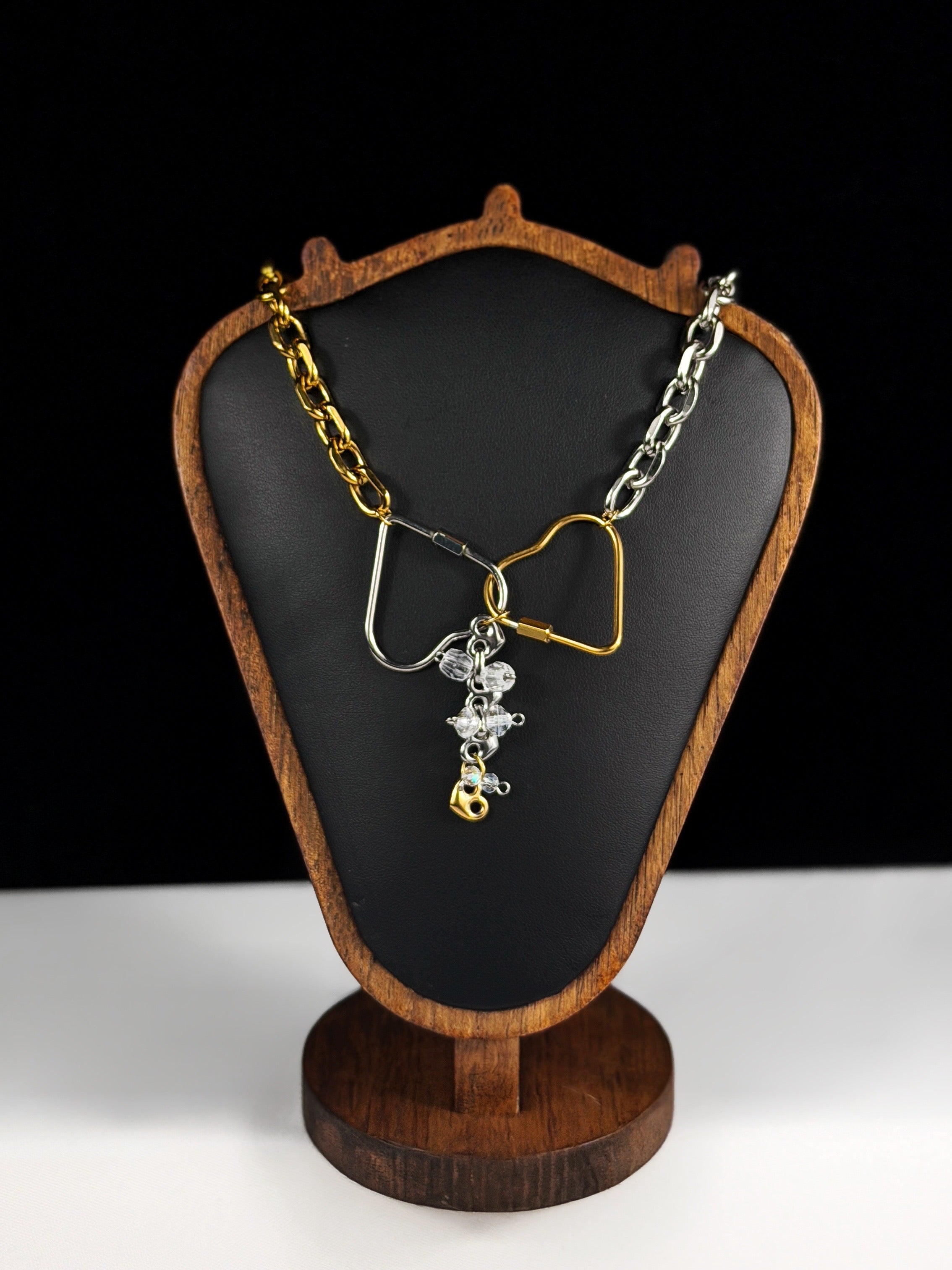 Collier mix doré & argenté