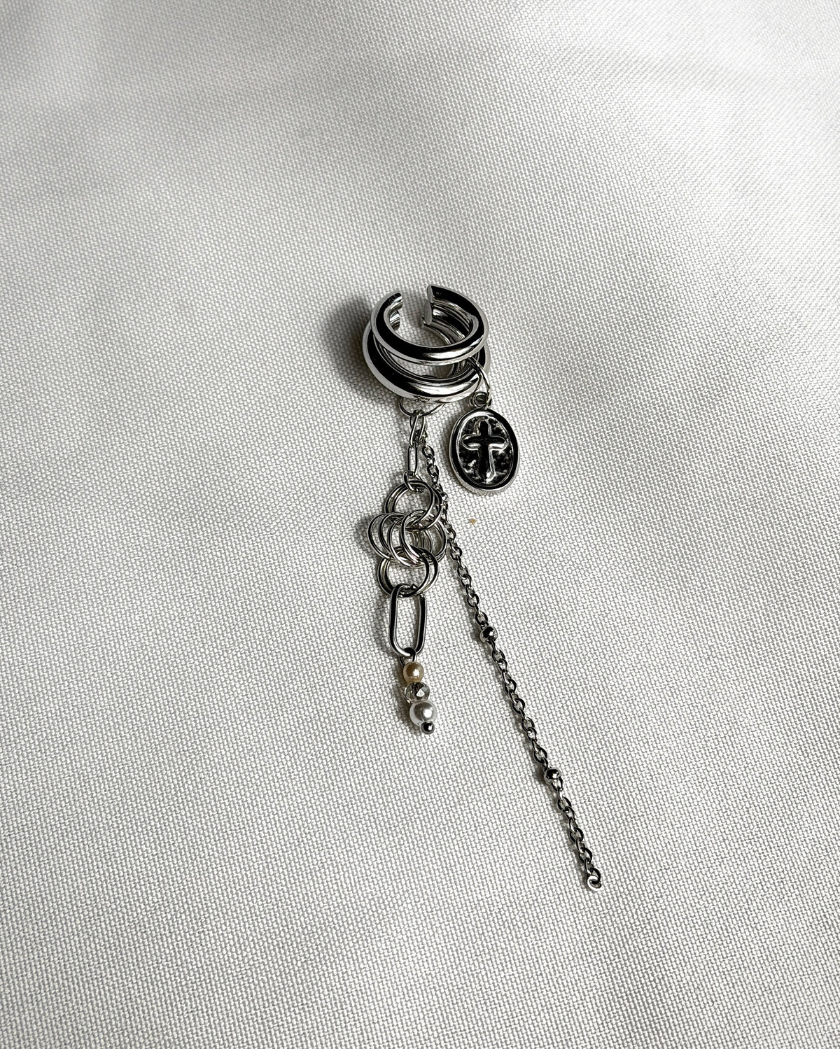 Earcuff argenté