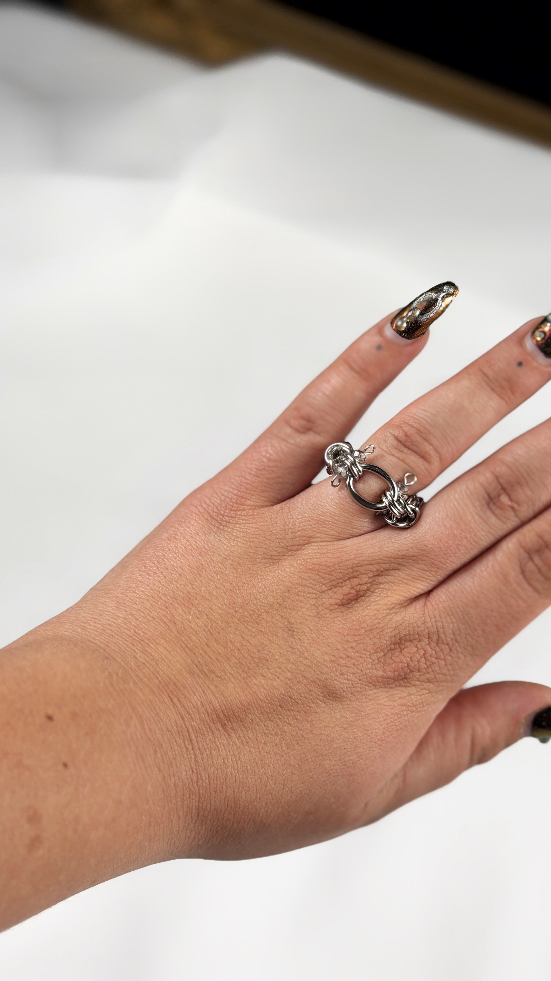 Bague argenté