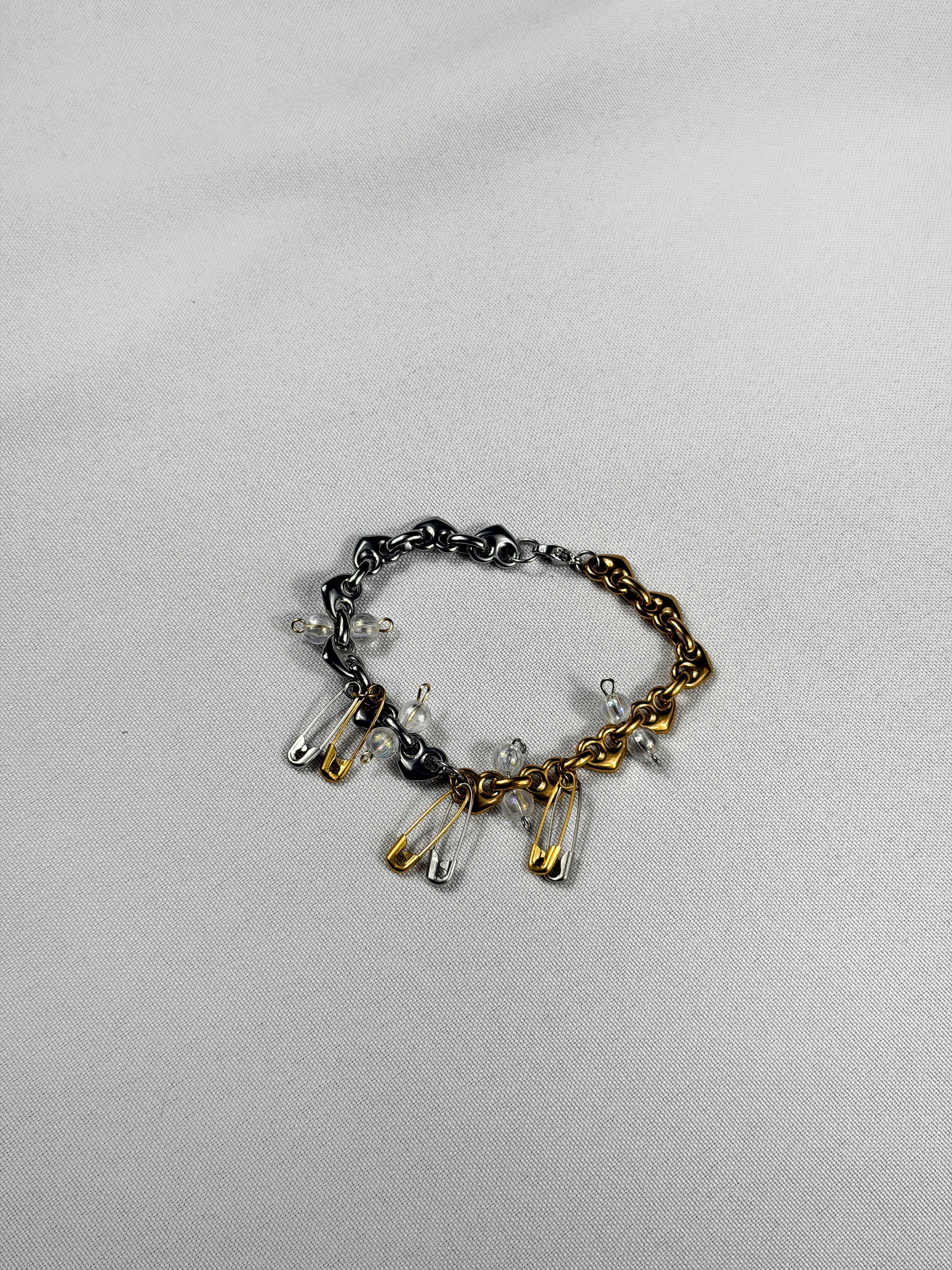 Bracelet mix doré et argenté