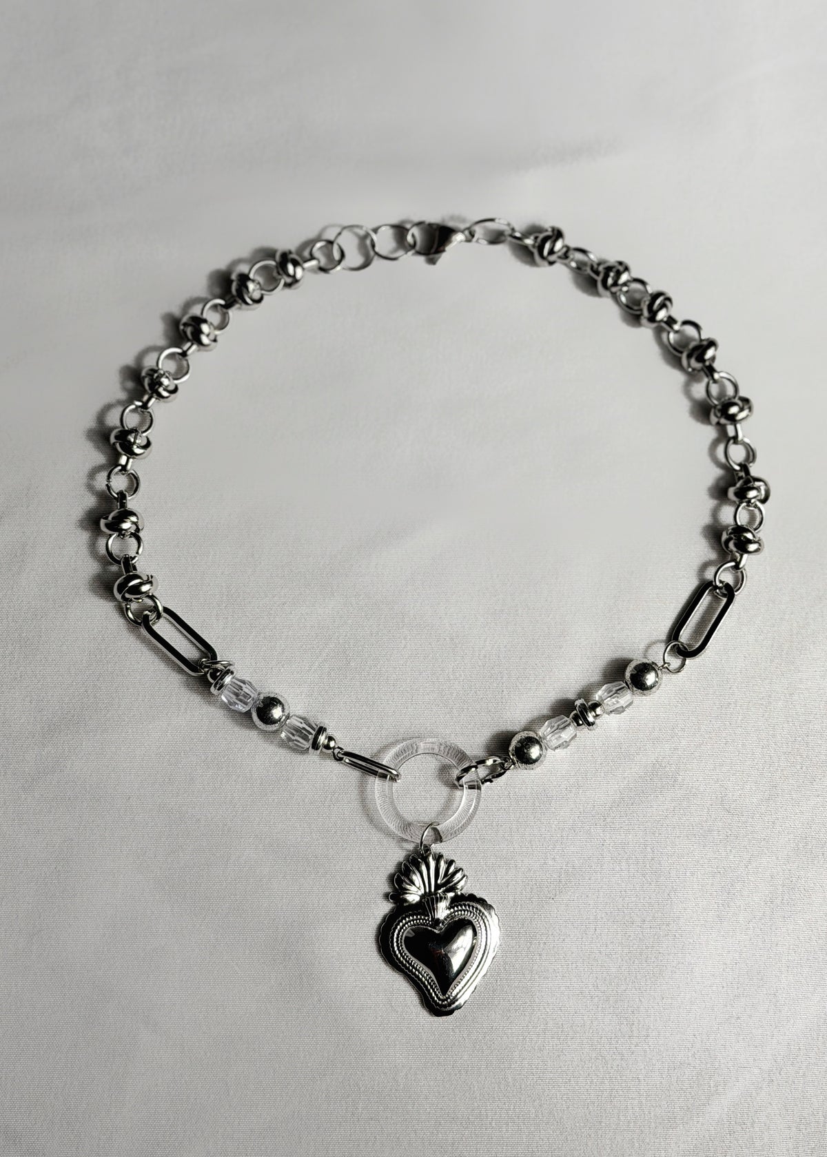 Choker argenté